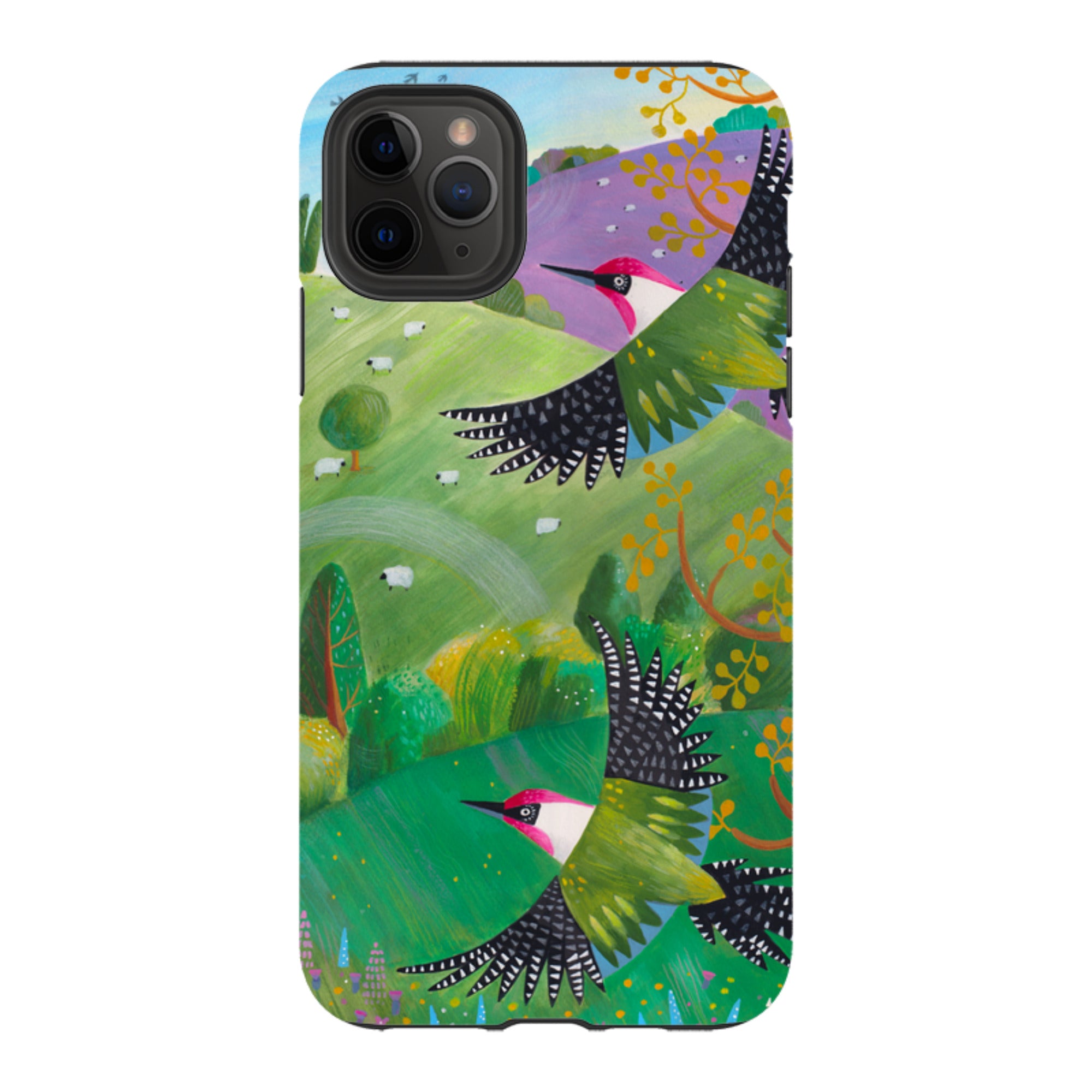 iPhone Tough Case - Woodpeckers By Bex Parkin