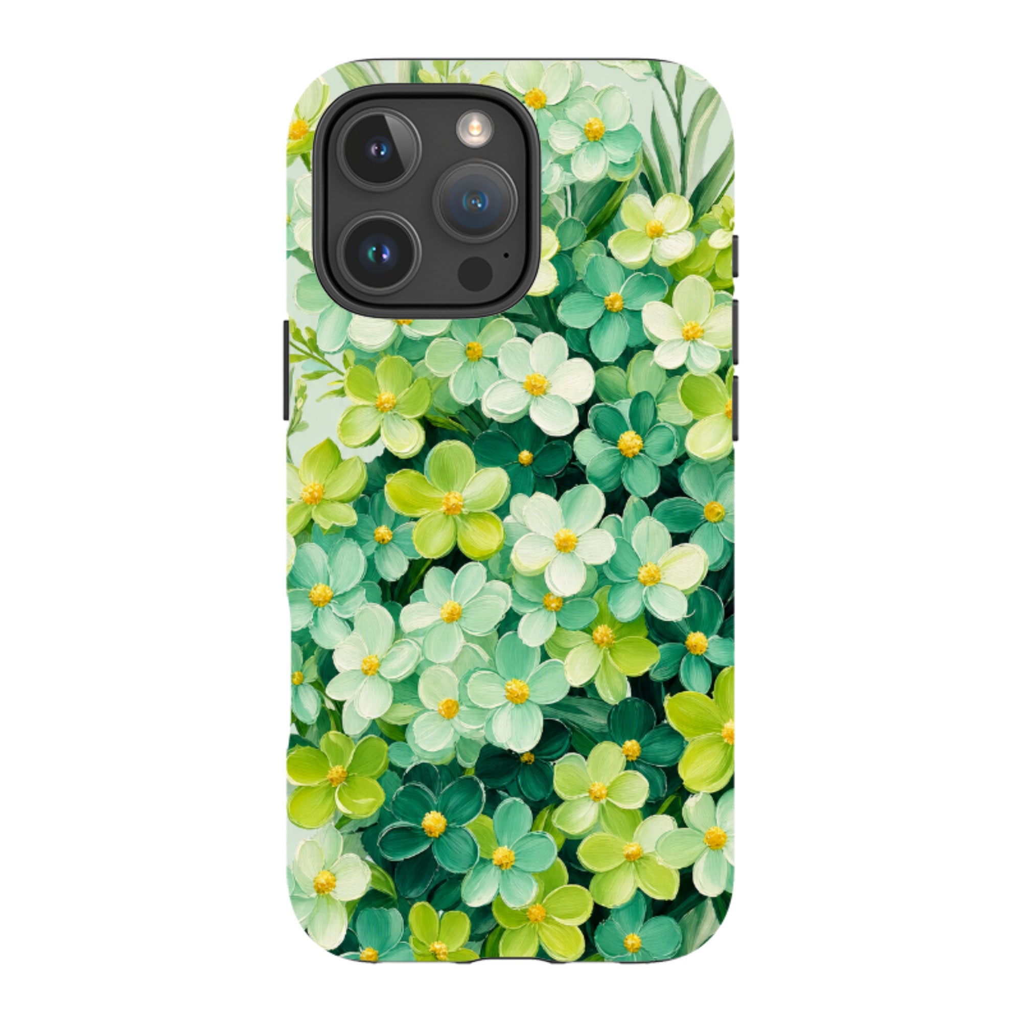 iPhone MagSafe Tough Case - Sage Wildflower Floral