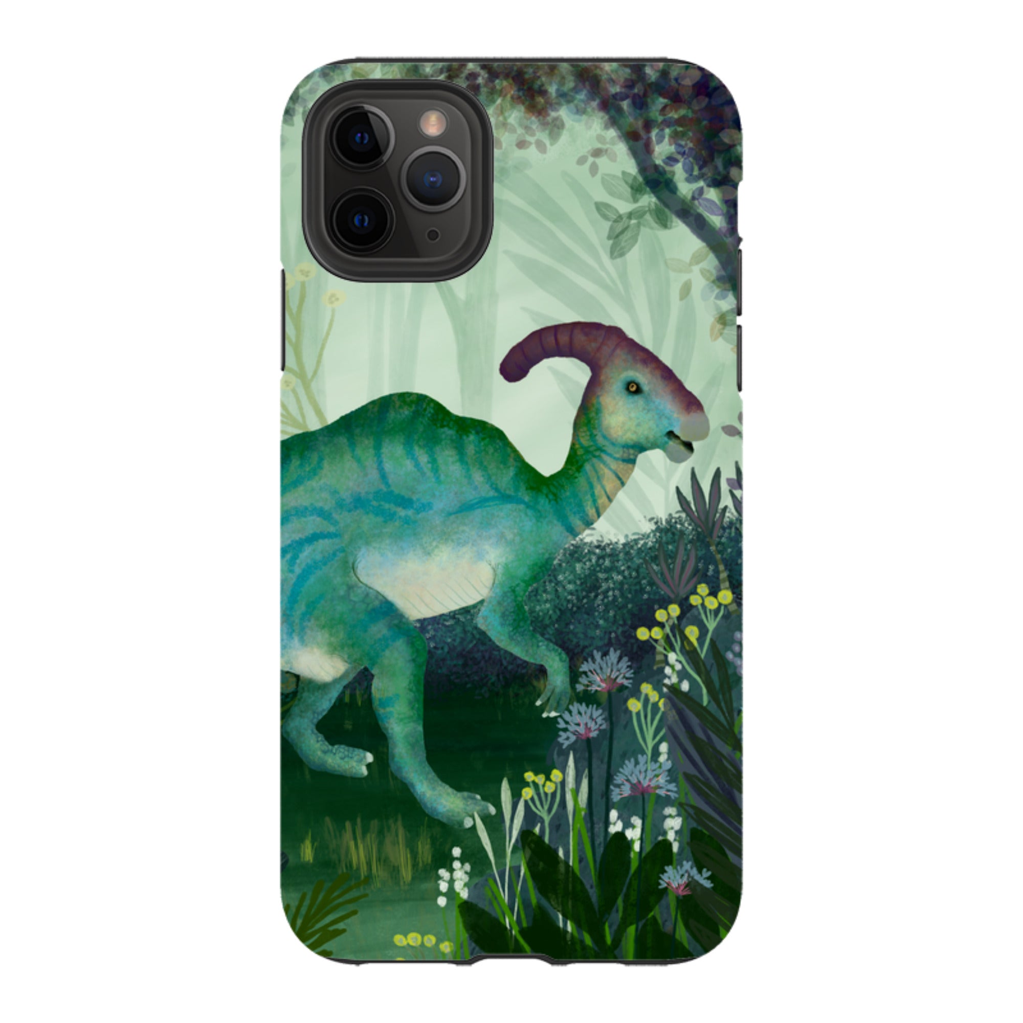 iPhone Tough Case - Dino Park III By Katherine Quinn