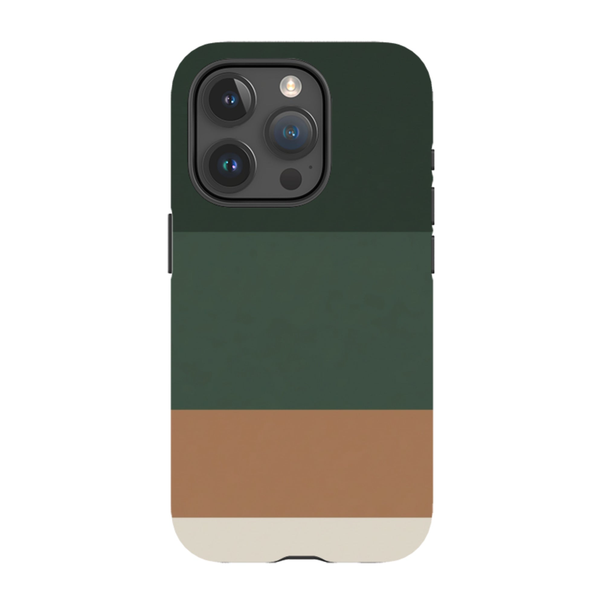 iPhone Tough Case - Terracotta and Green Gradient