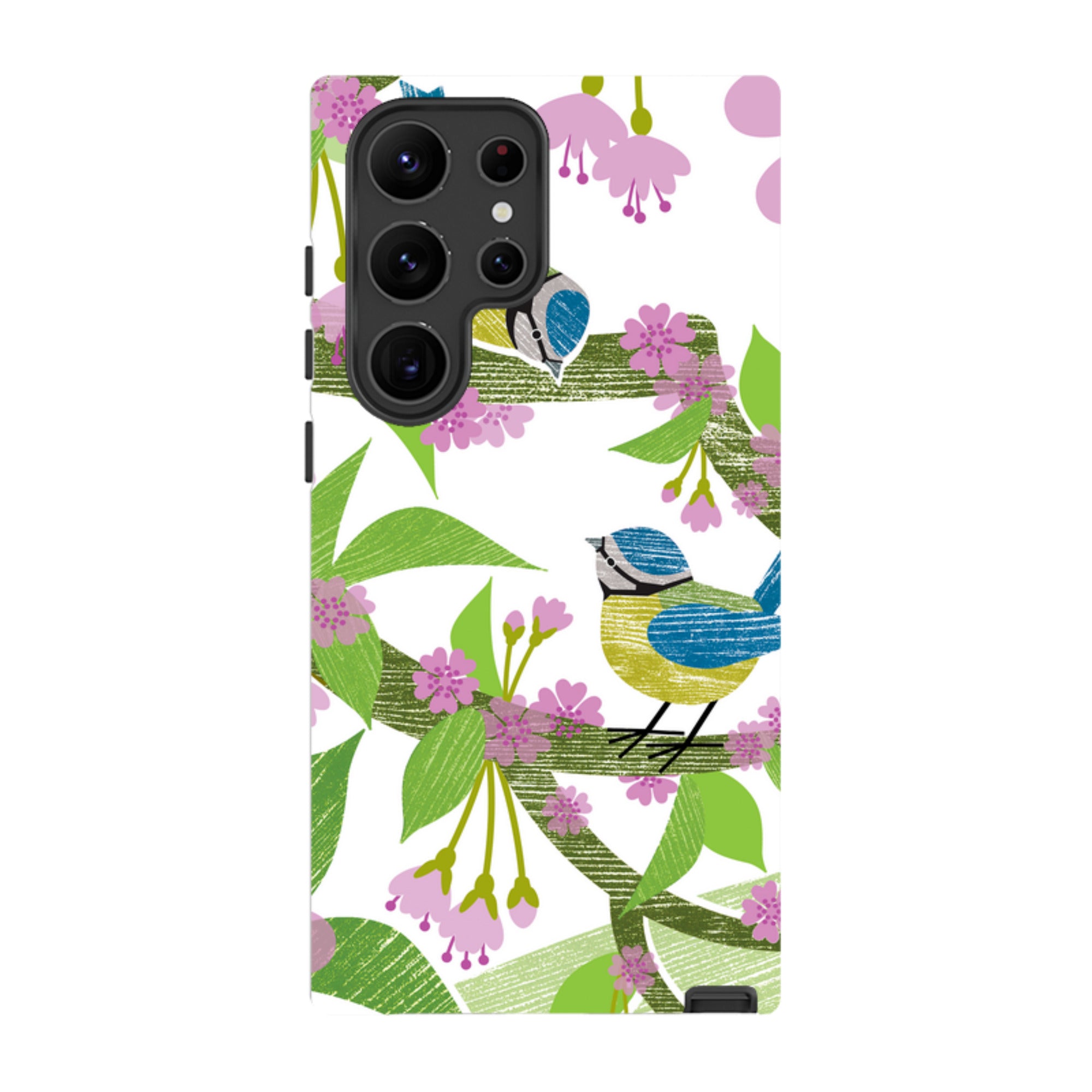 Samsung Tough Case - Blue Tits and Blossom By Liane Payne