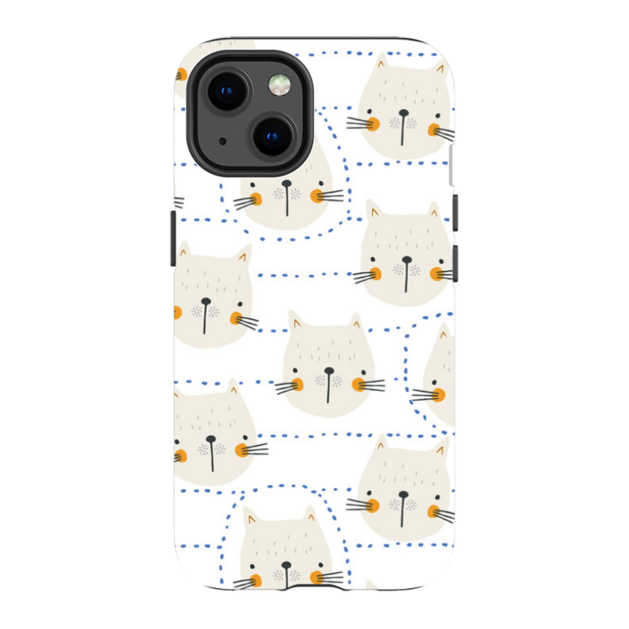 iPhone MagSafe Tough Case - Cat Tiles