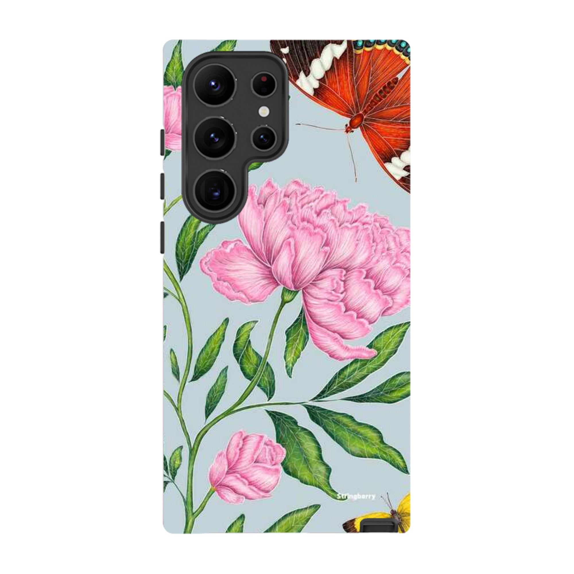 Samsung Tough Case - Butterflies And Peonies By Catherine Rowe
