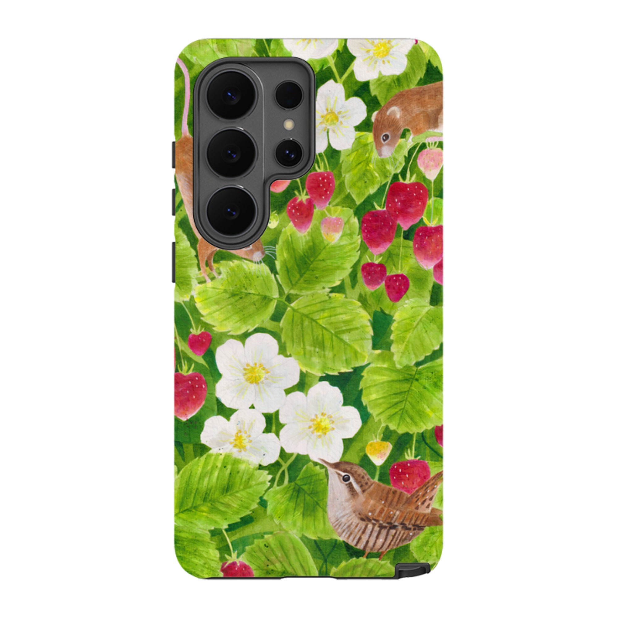 Samsung Tough Case - Strawberry Thieves By Bex Parkin