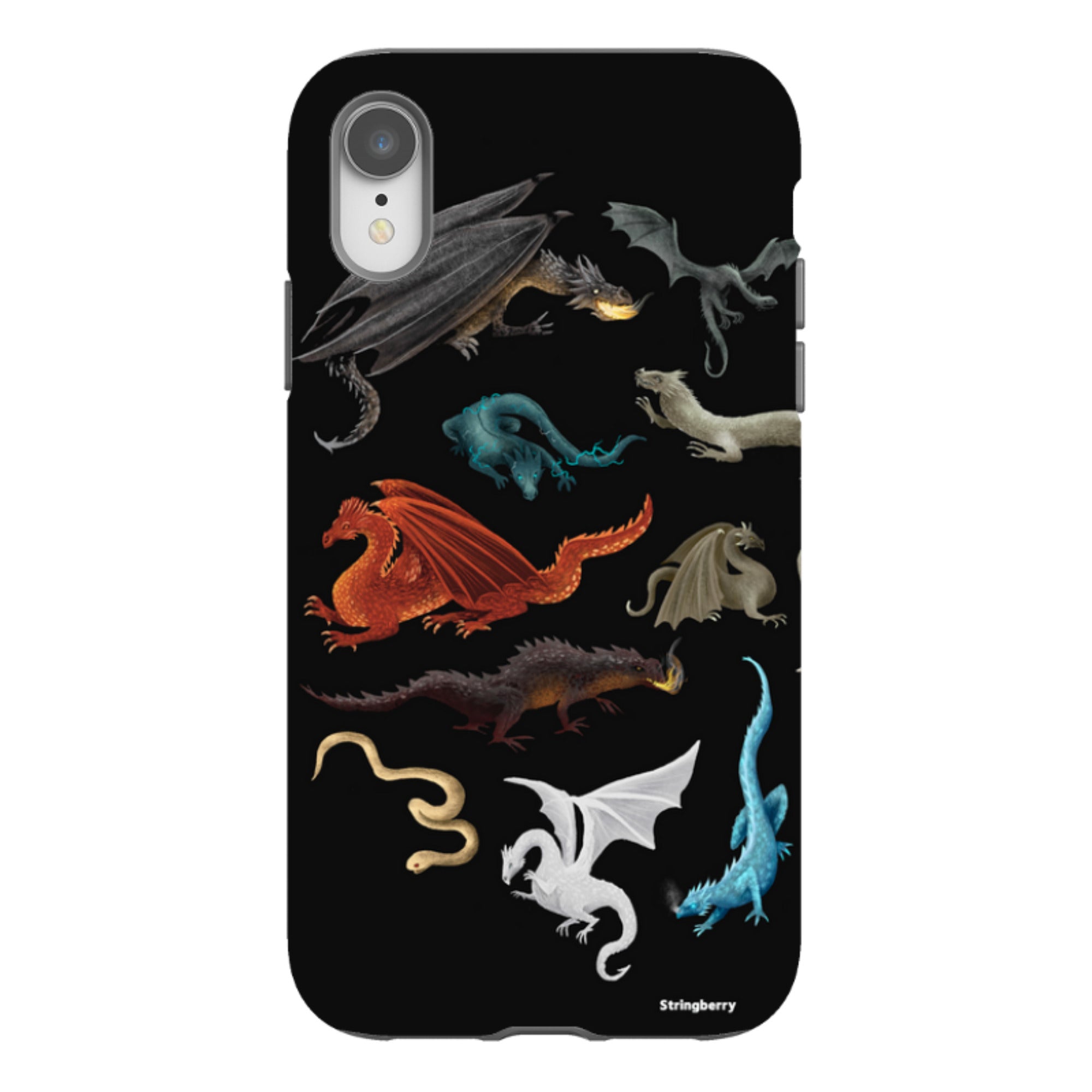 iPhone Tough Case - Dragons, Wyverns, Wyrms By Anna Stead