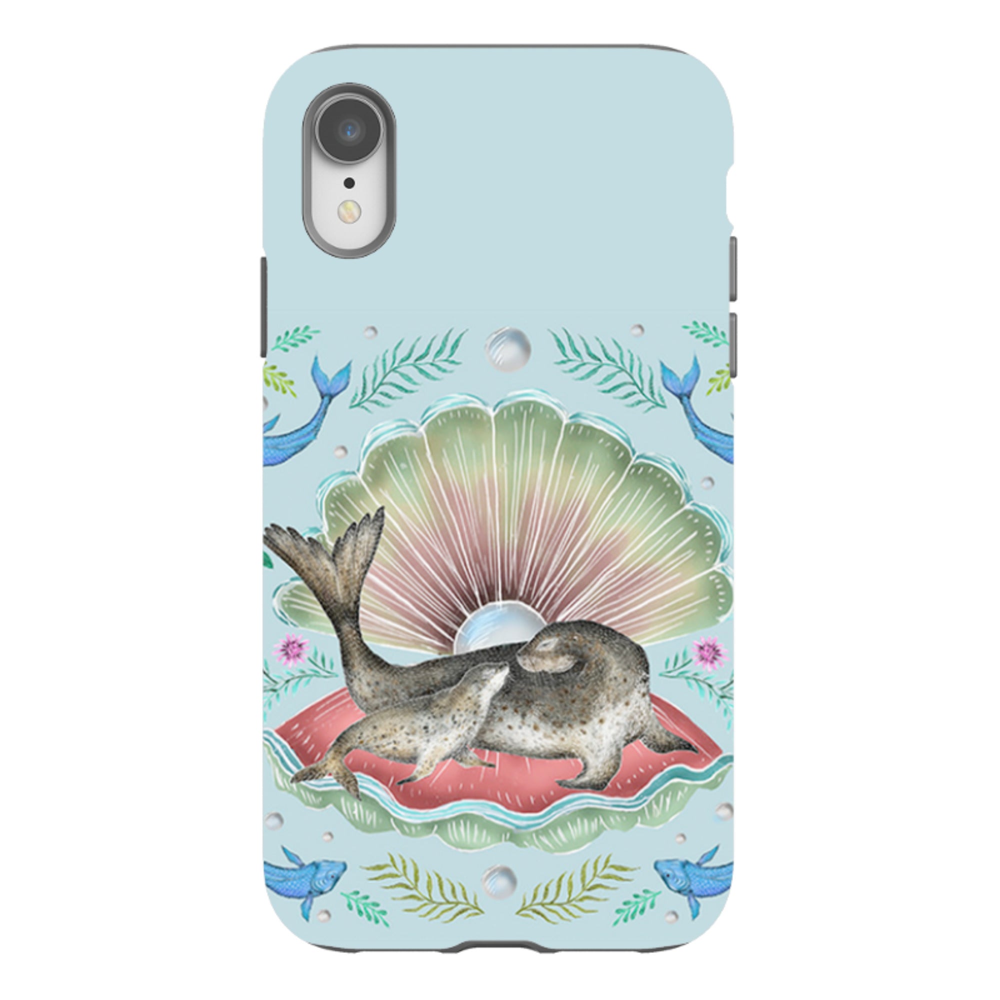iPhone Tough Case - Seals In Shell By Catherine Rowe