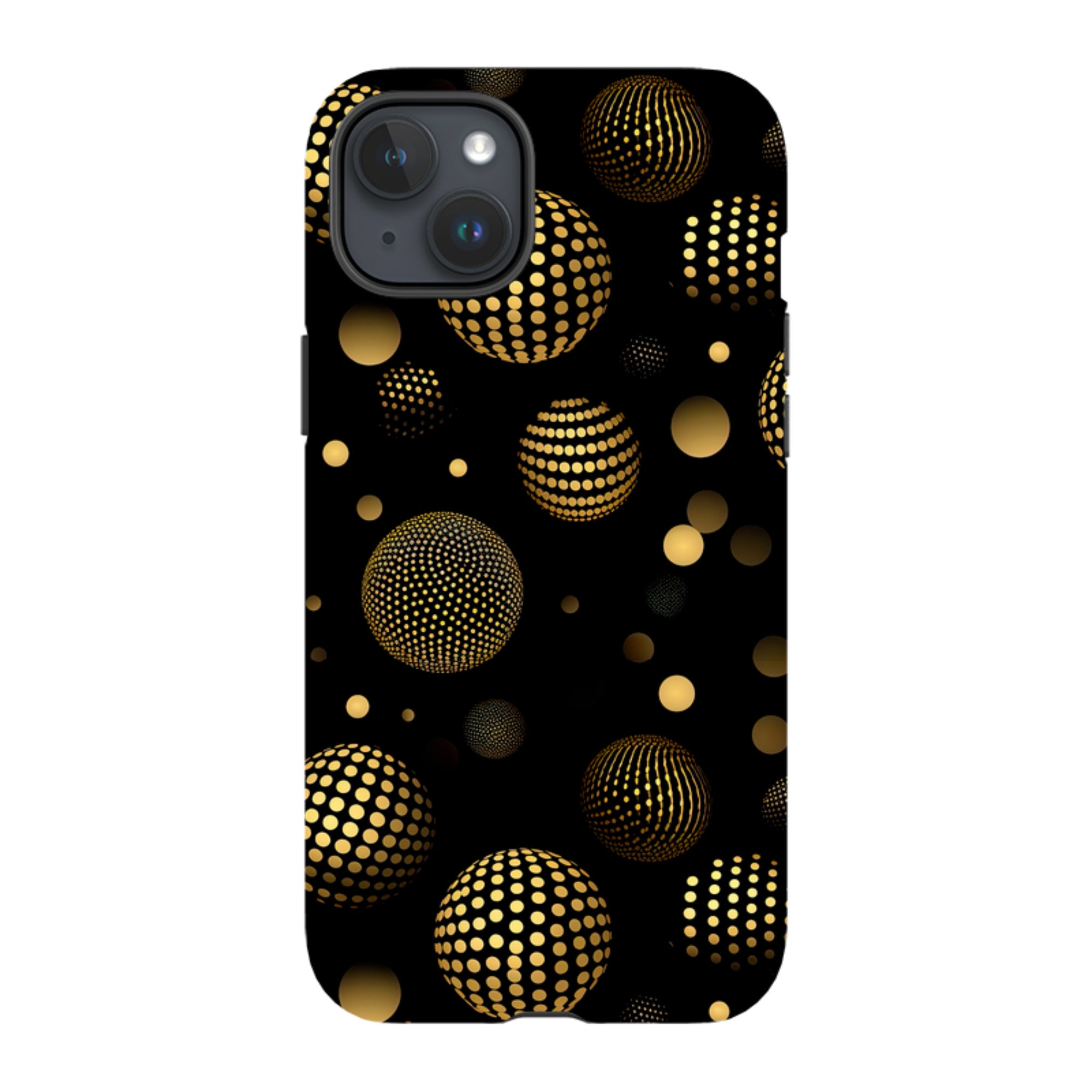 iPhone MagSafe Tough Case - Dark Polka