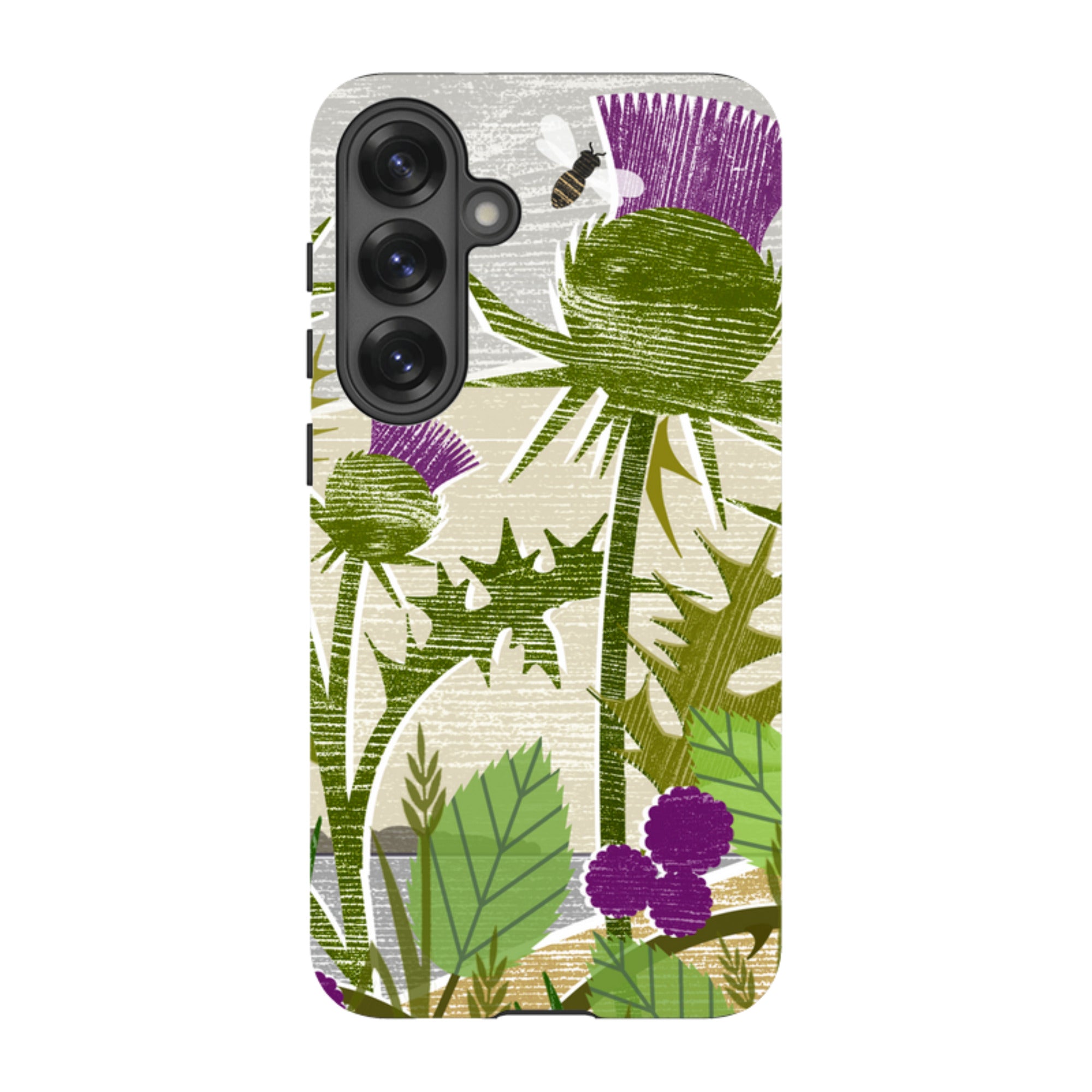 Samsung Tough Case - Purple Thistle By Liane Payne