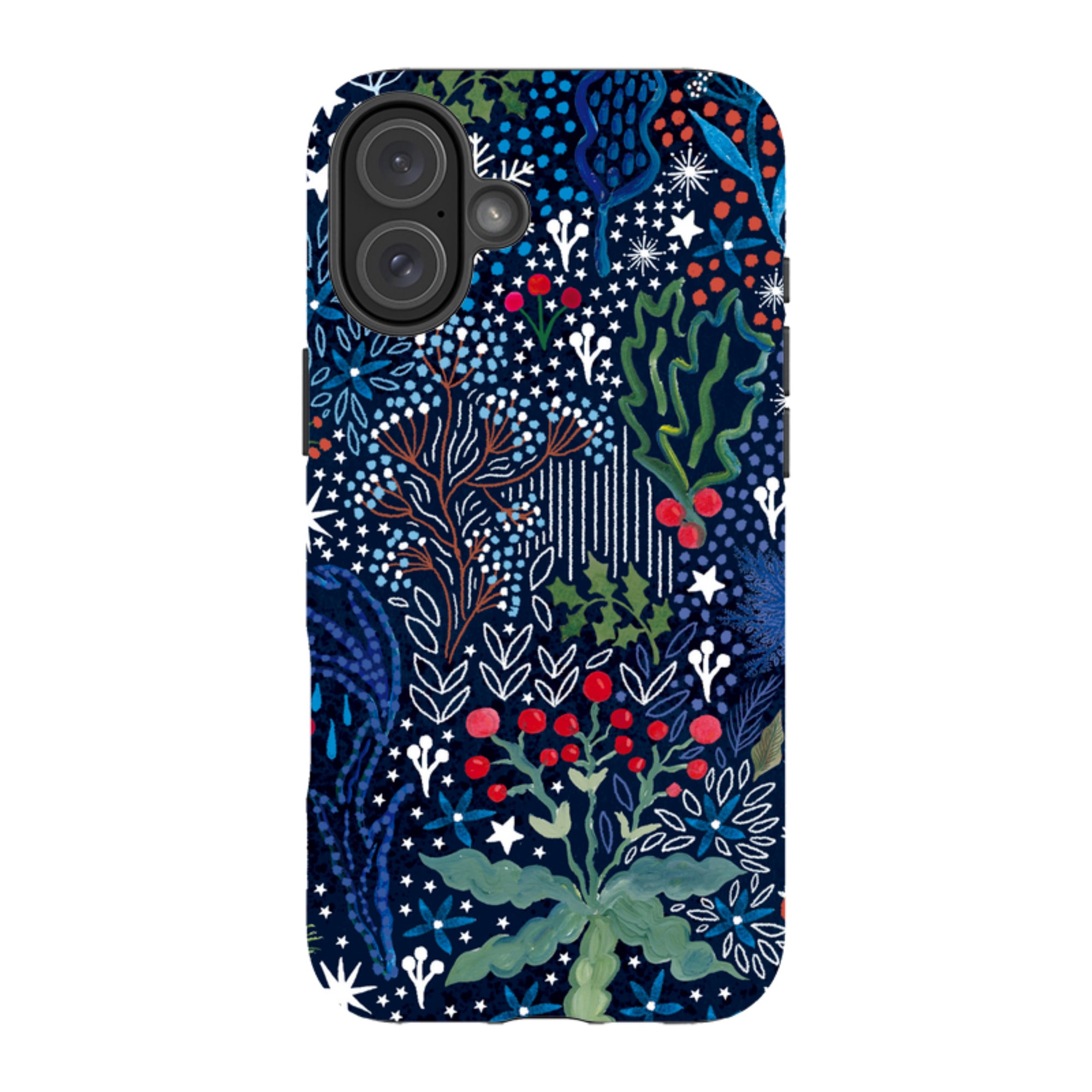 iPhone MagSafe Tough Case - Winter Flowers I By Emma Frances Grant