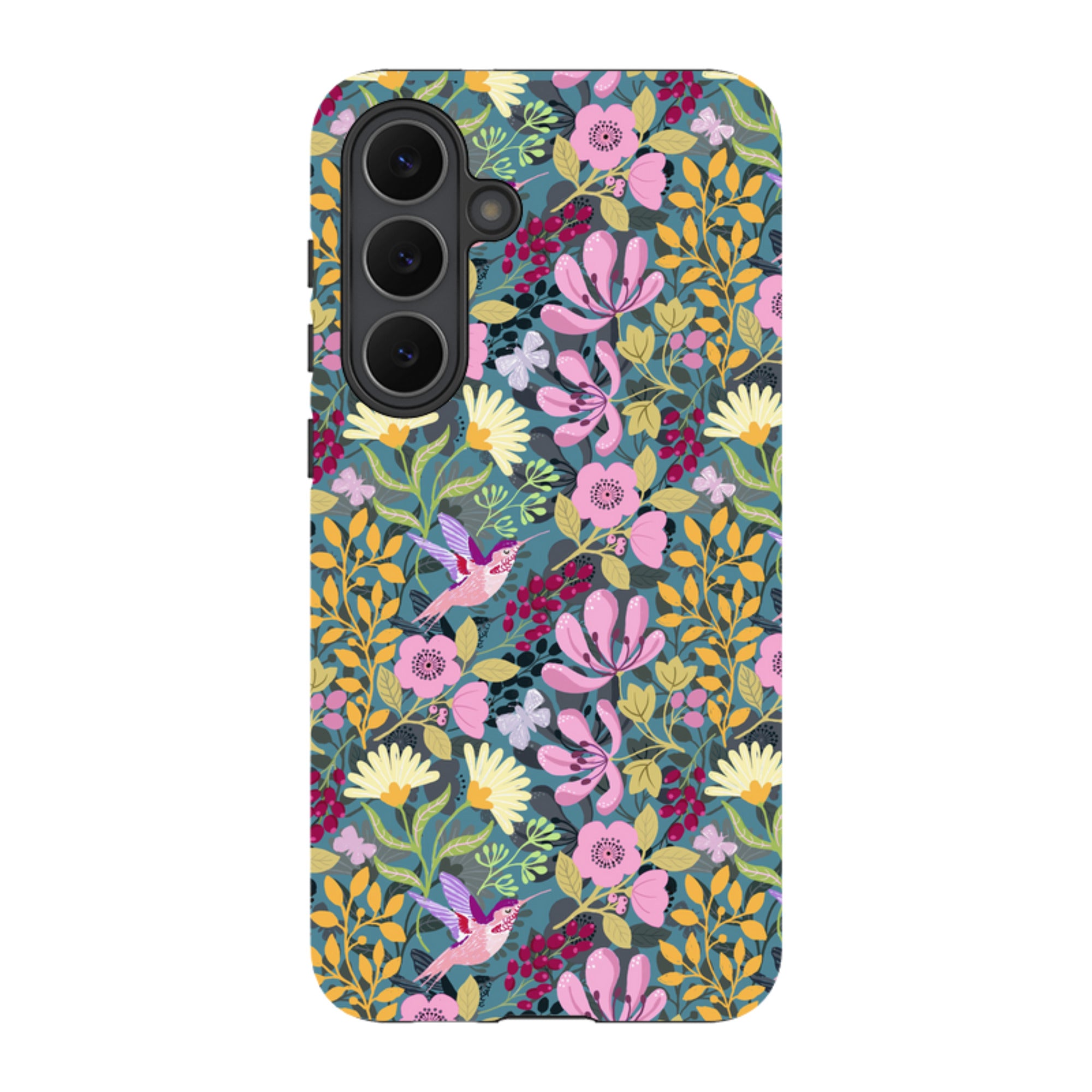 Samsung Tough Case - Hummingbird Pattern By Bex Parkin