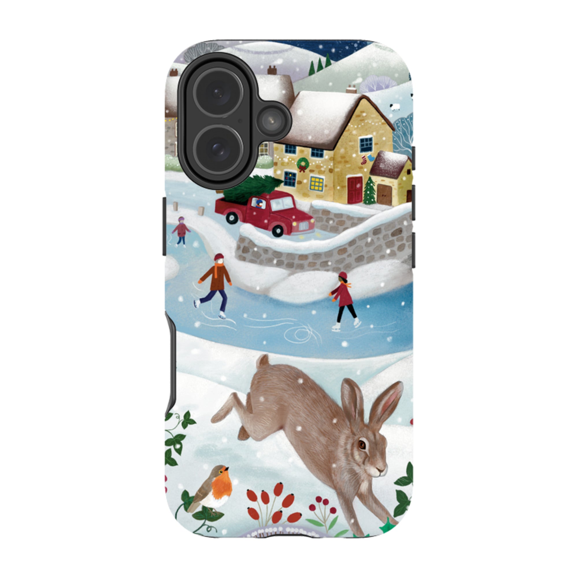 iPhone Tough Case - Advent Rabbit By Bex Parkin
