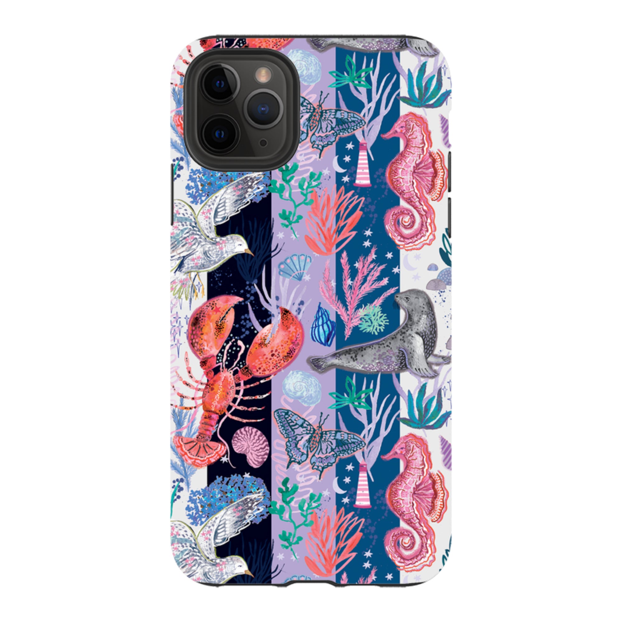 iPhone Case - Coastal Calling Stripe III By Emma Frances Grant