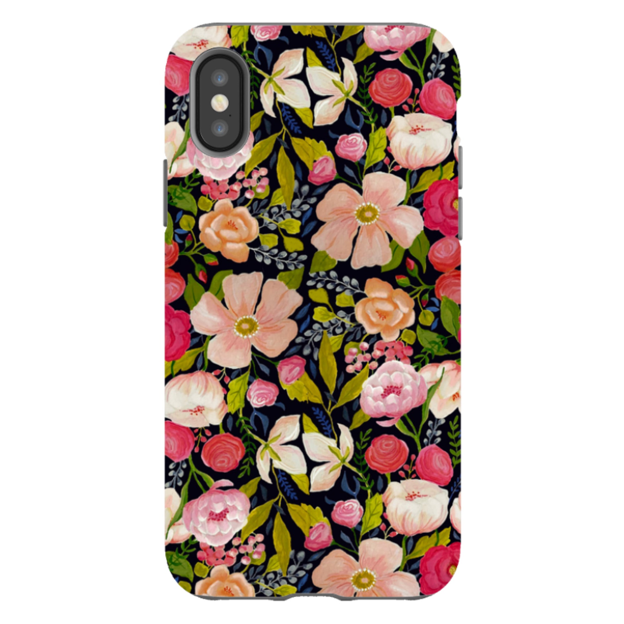 iPhone Tough Case - Vintage Roses By Bex Parkin