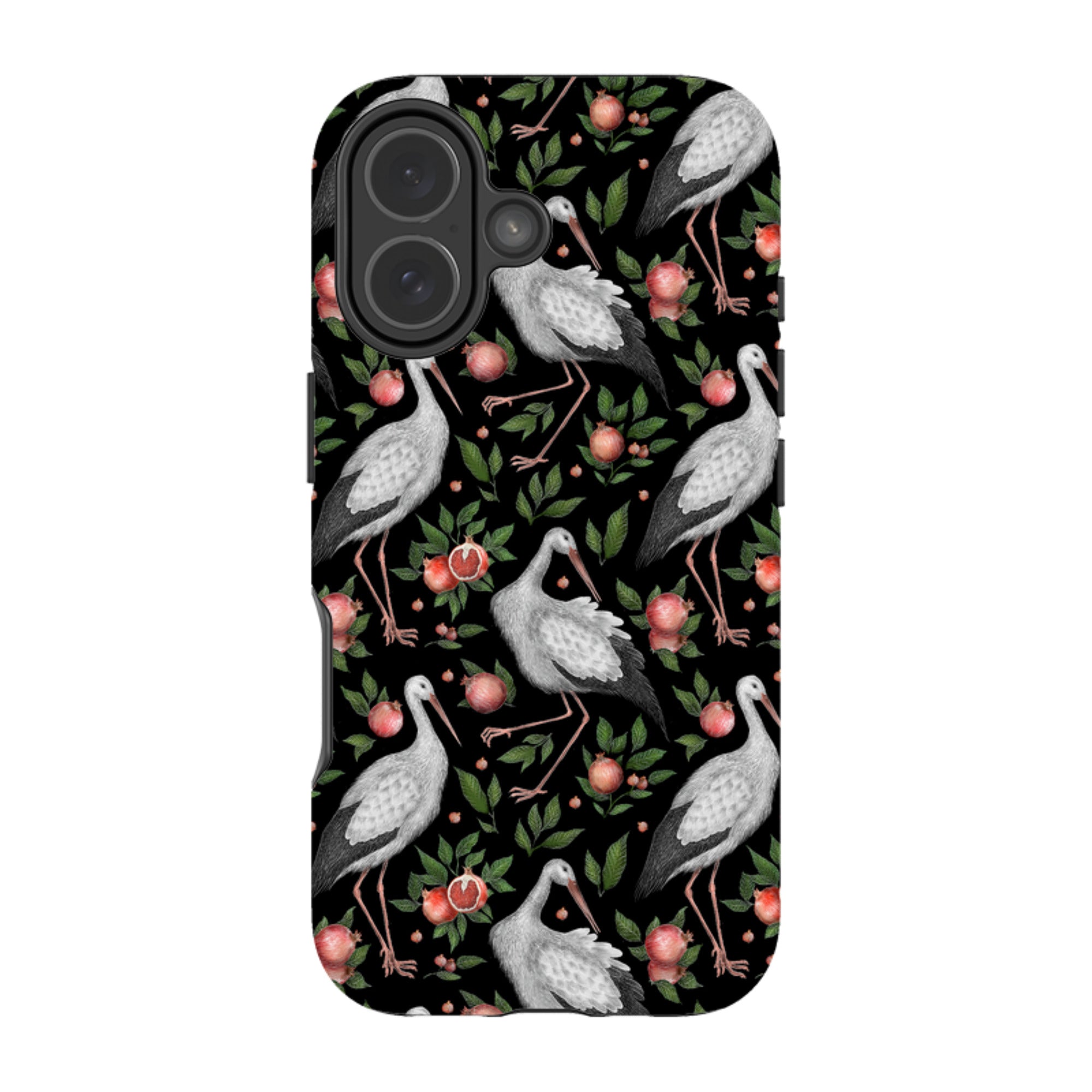 iPhone MagSafe Tough Case -  Stork Pattern By Catherine Rowe
