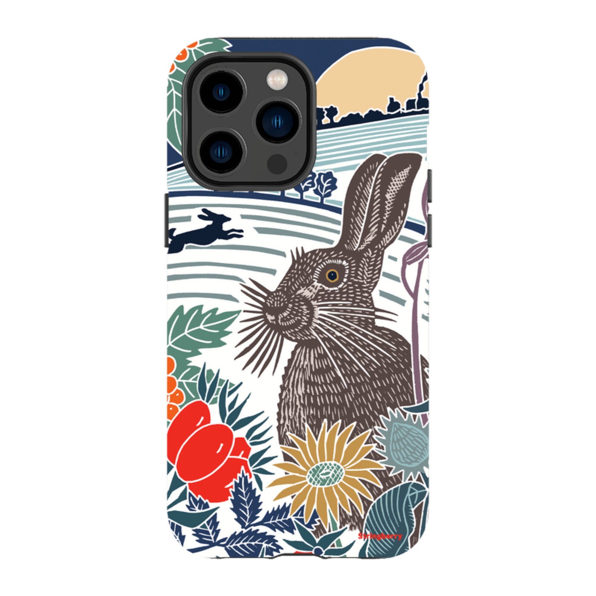 iPhone Tough Case - Winter Hare By Kate Heiss