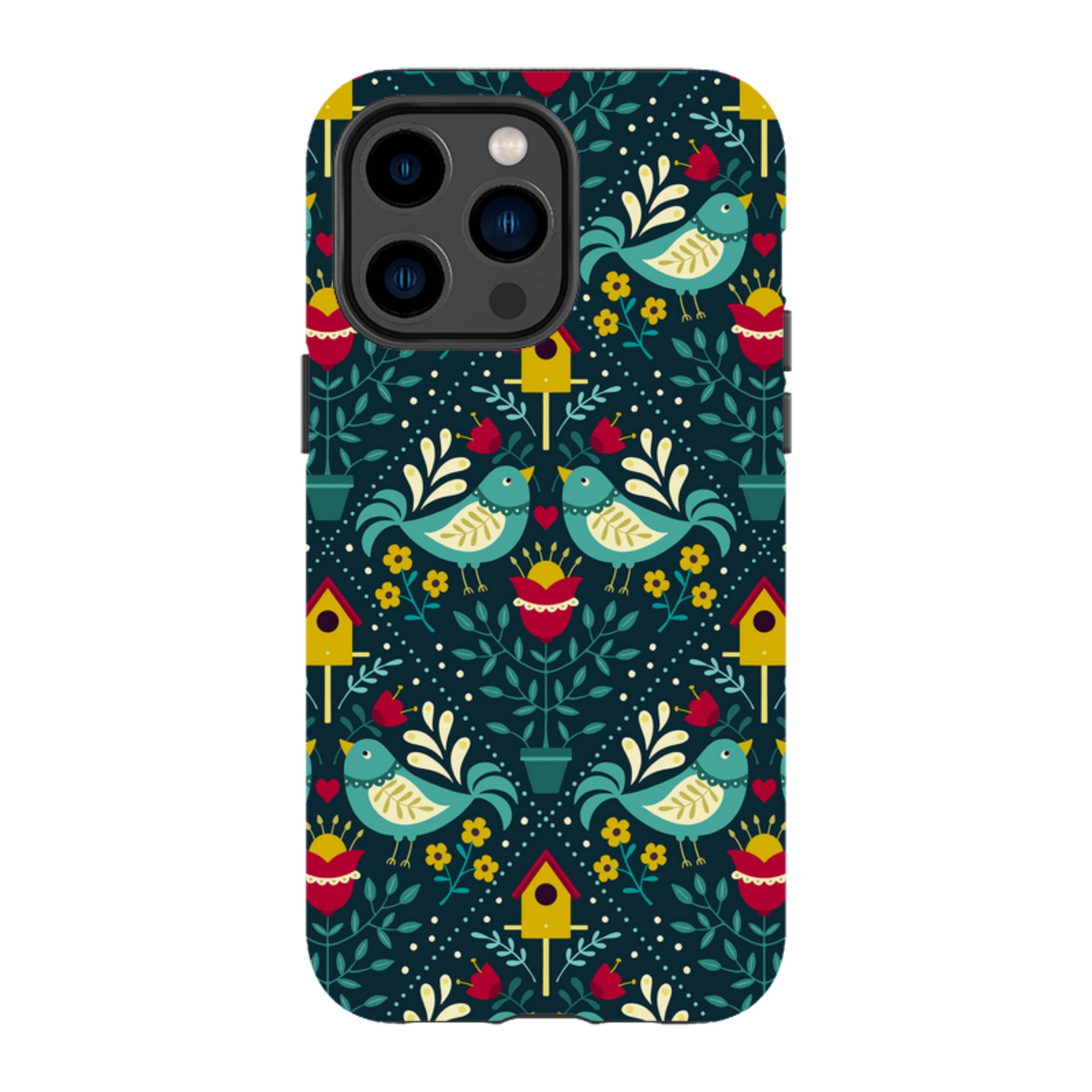iPhone Tough Case - Bird Pattern VIII By Suzy Taylor