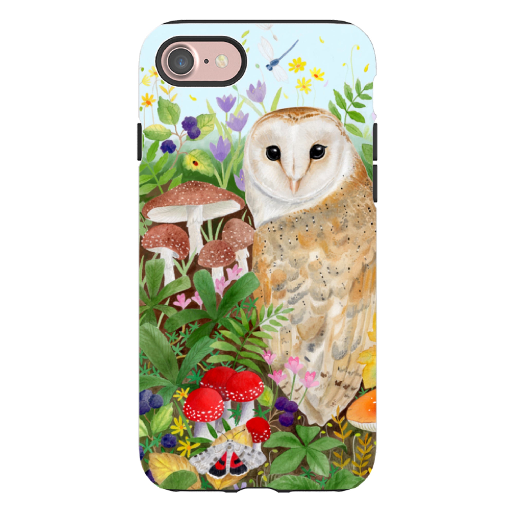 iPhone Tough Case - Owl Garden By Bex Parkin