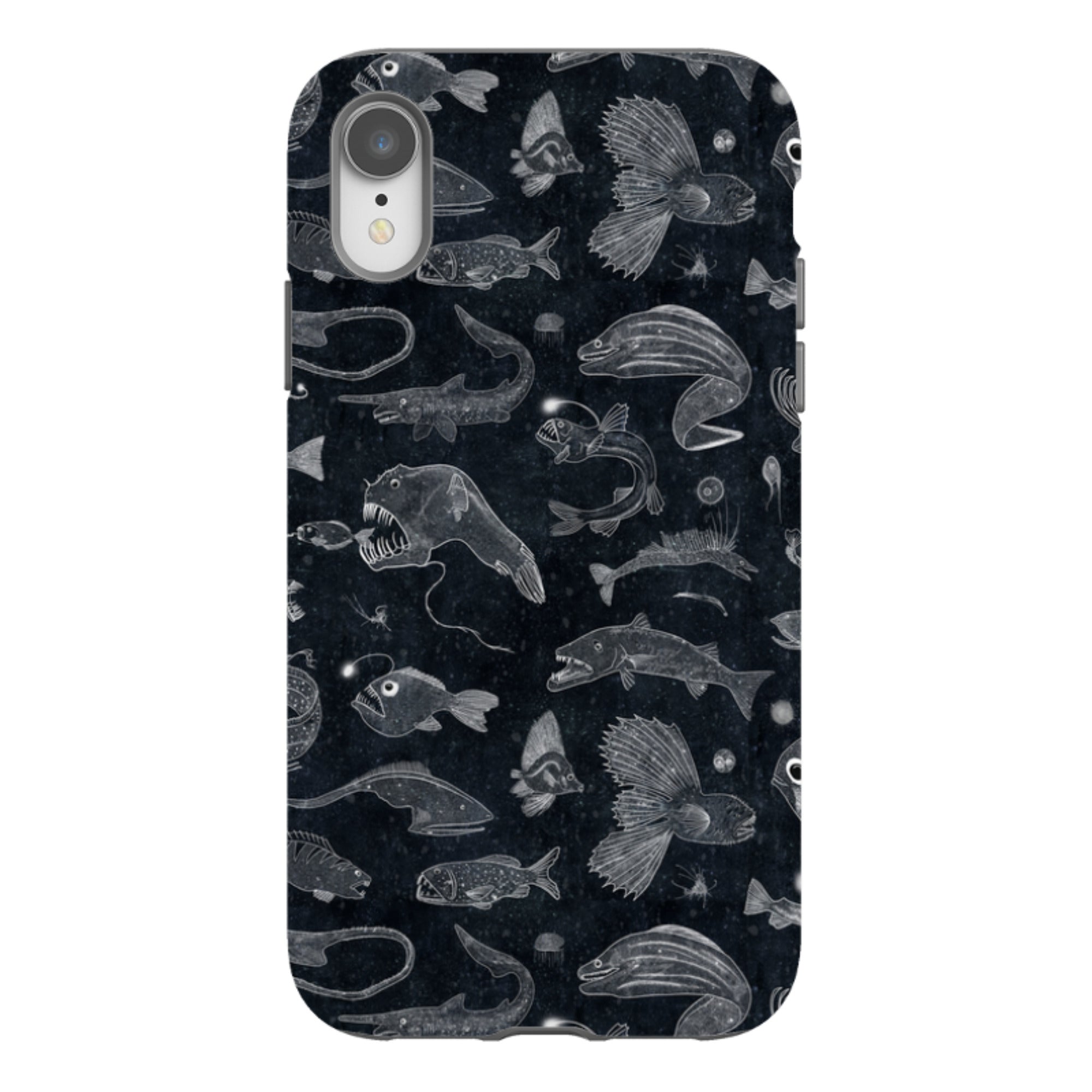 iPhone Tough Case - Biters Line Drawing By Katherine Quinn