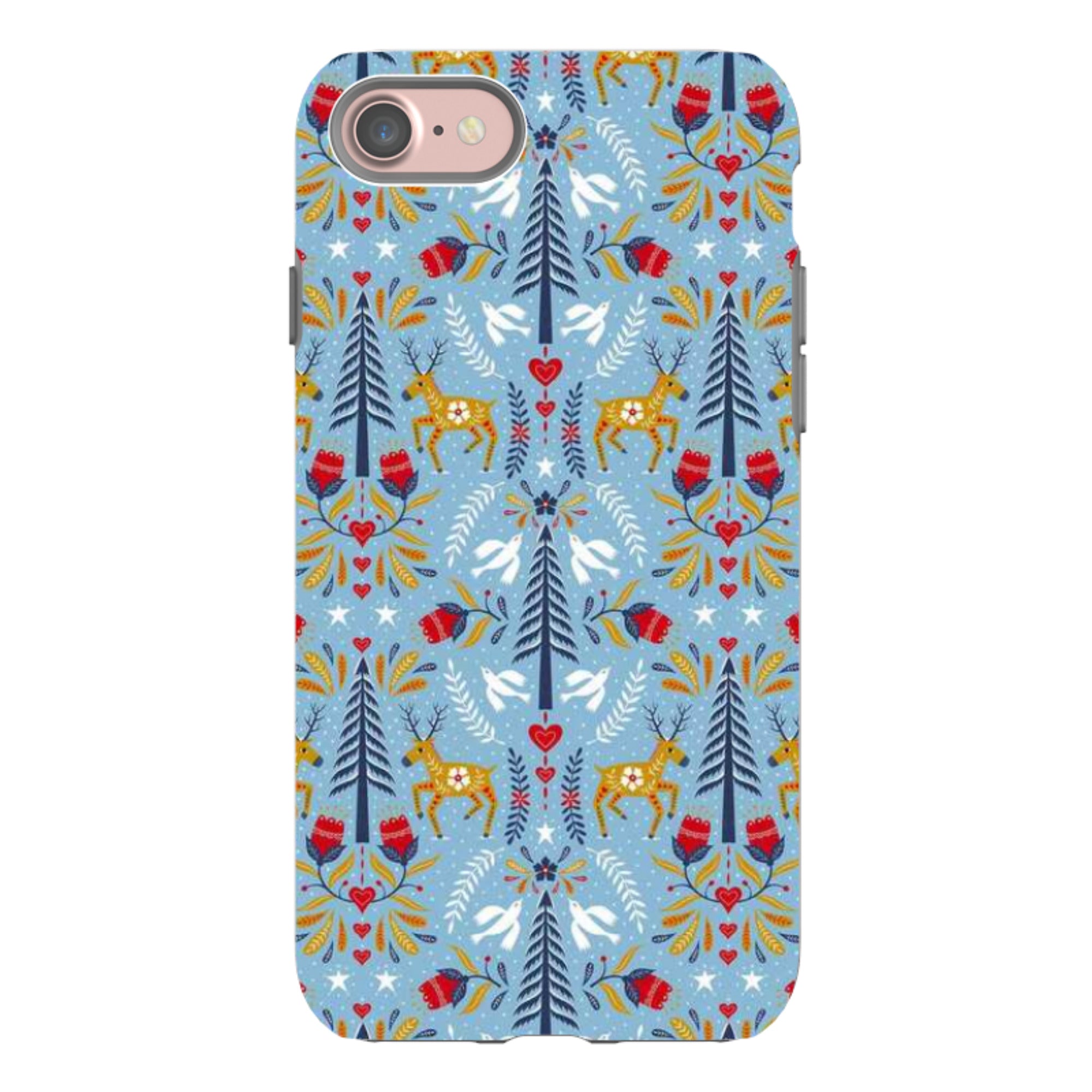 iPhone Tough Case - Xmas Pattern By Suzy Taylor