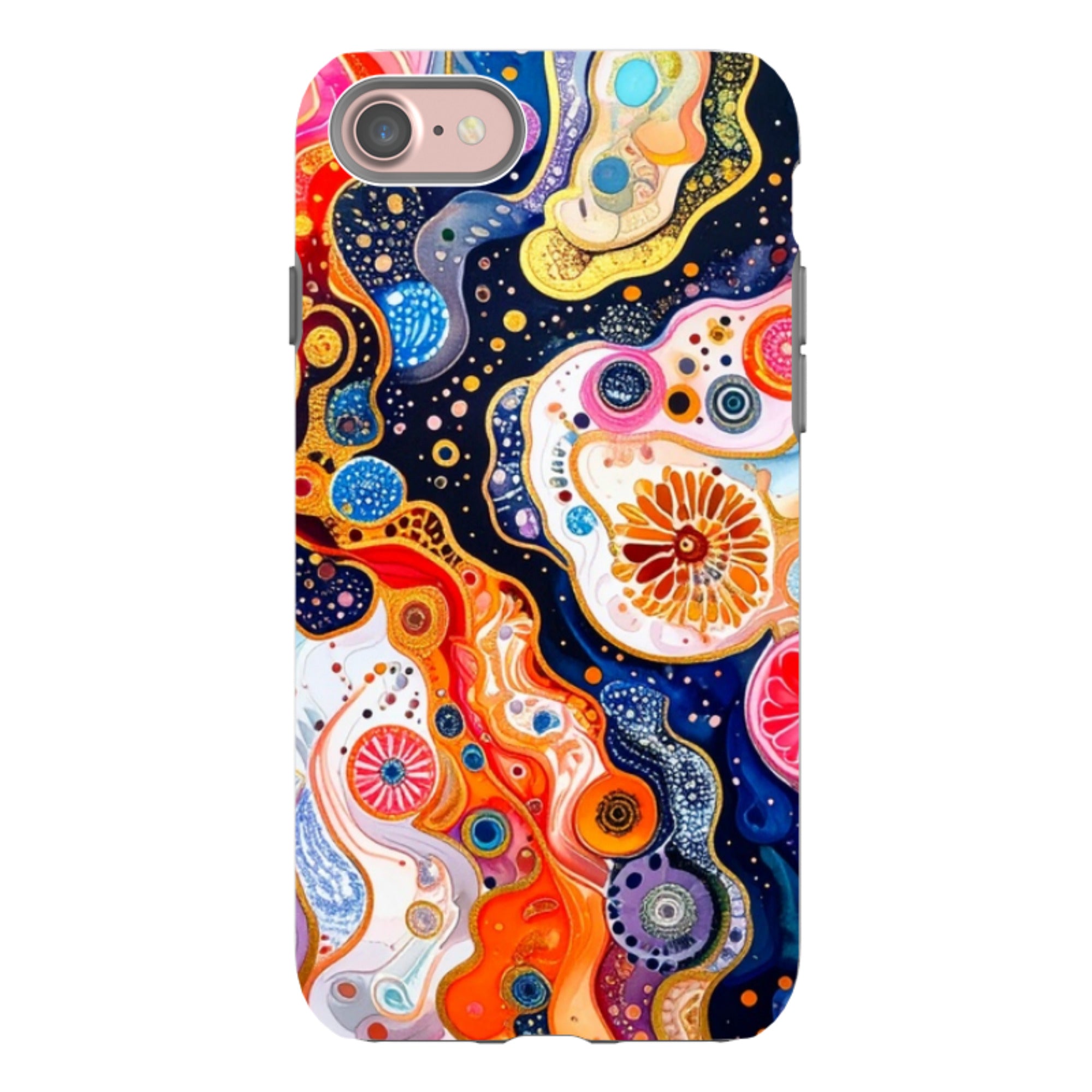 iPhone Tough Case - Cloud Marble