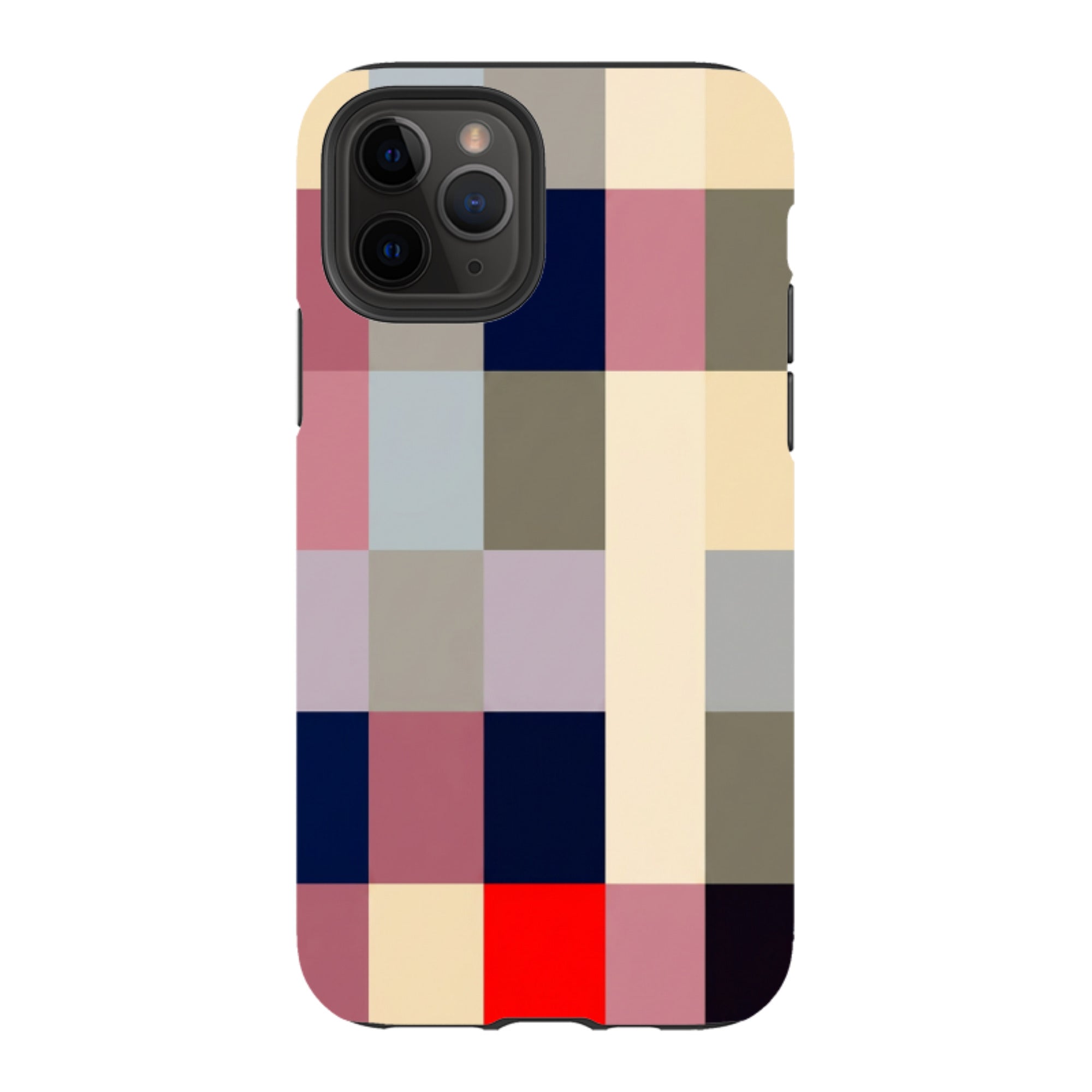 iPhone Tough Case - Retro Plaid