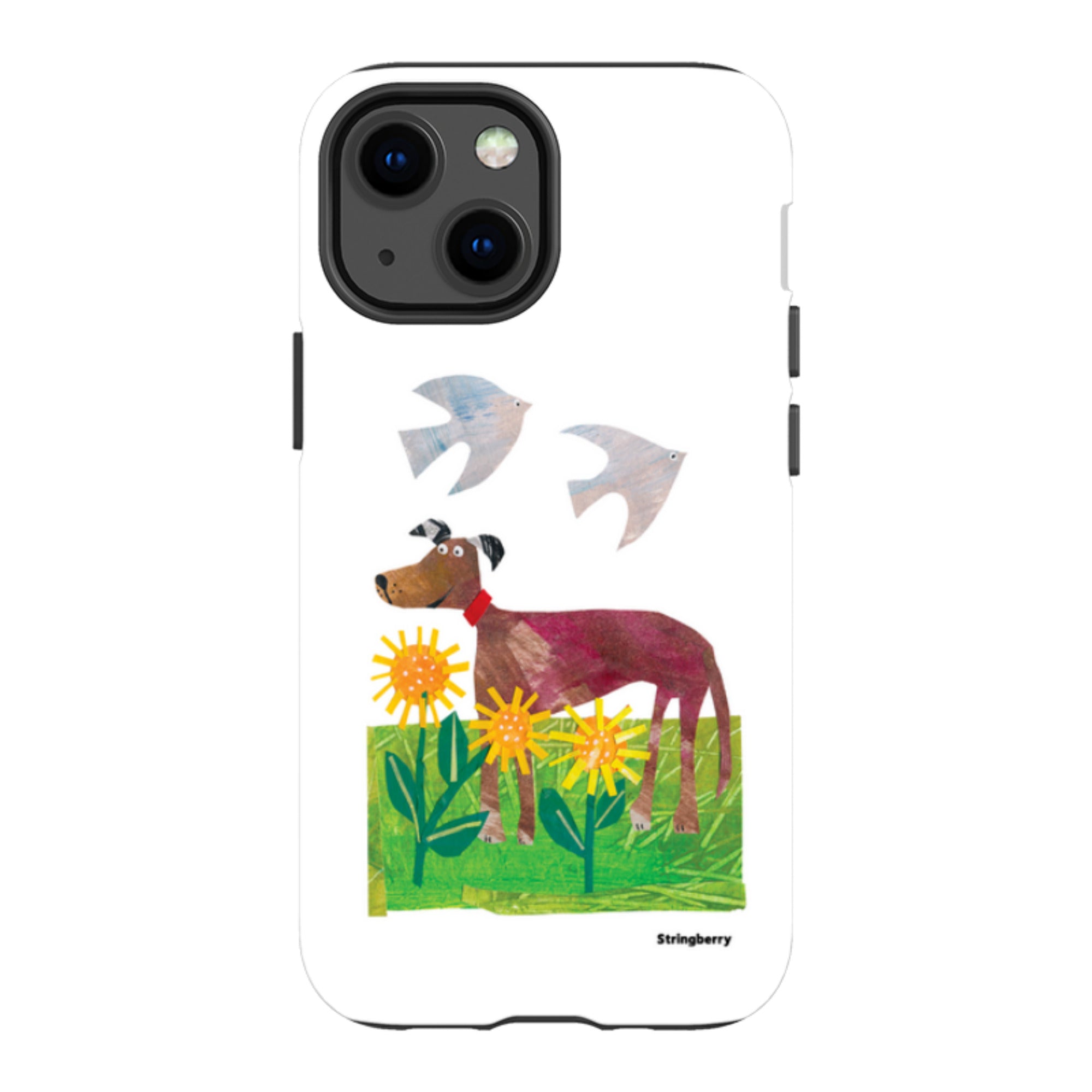 iPhone Tough Case - Days Of Dogs I By Tracey English