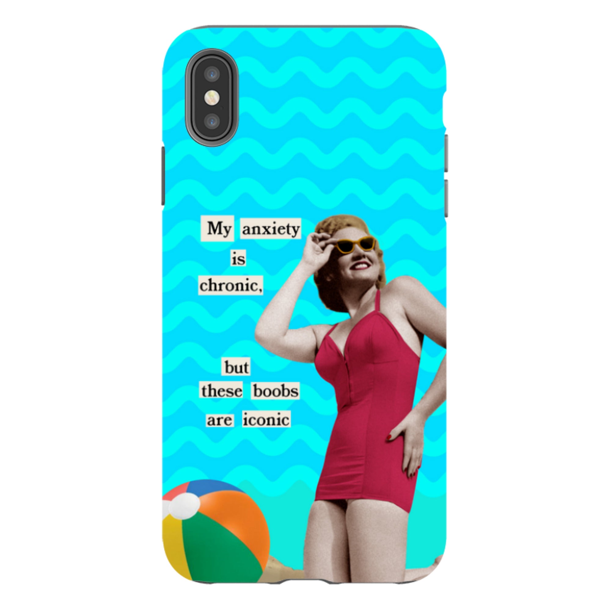 iPhone Tough Case - Boobs By Clare Jordan