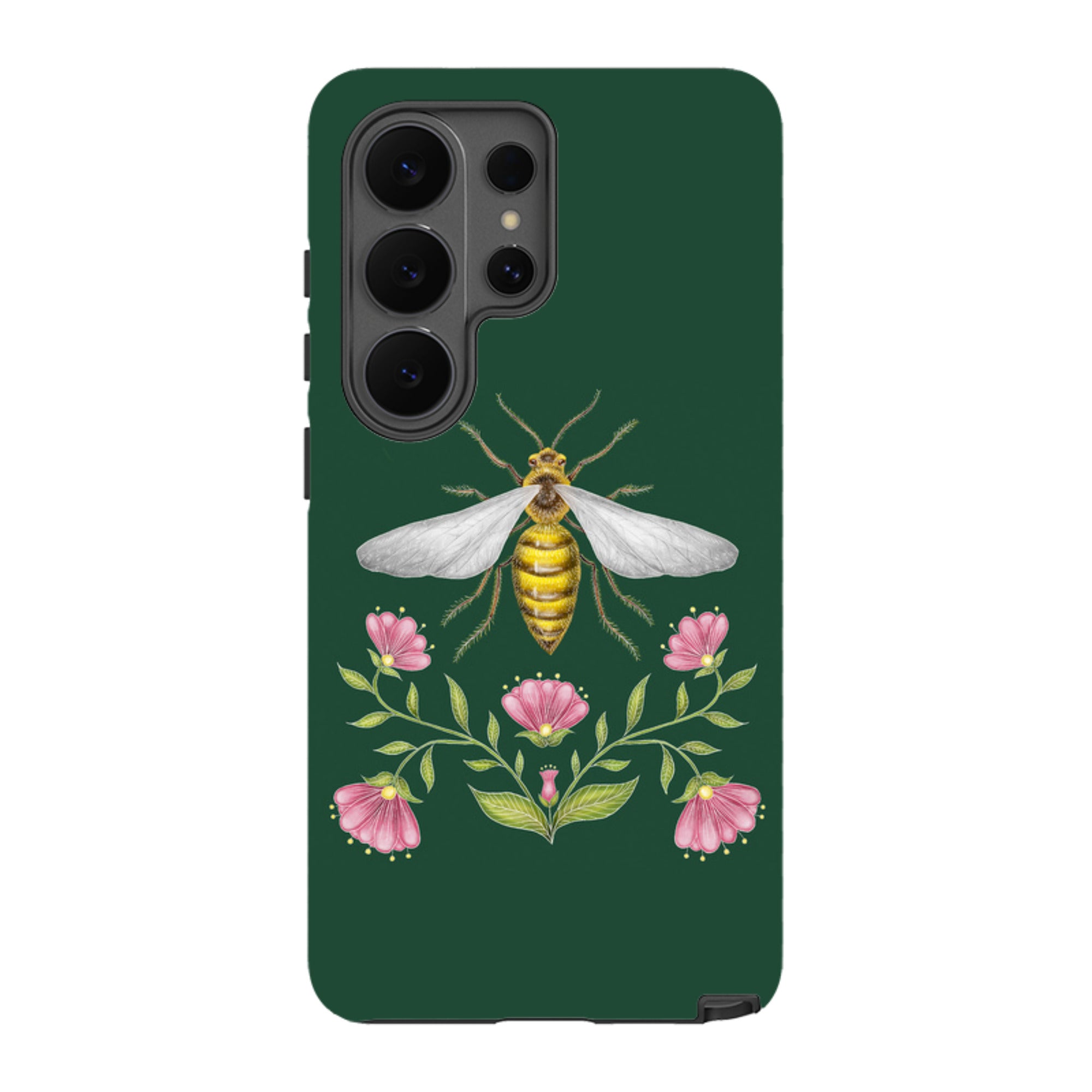 Samsung Tough Case - Wings Of Freedom Emerald By Catherine Rowe