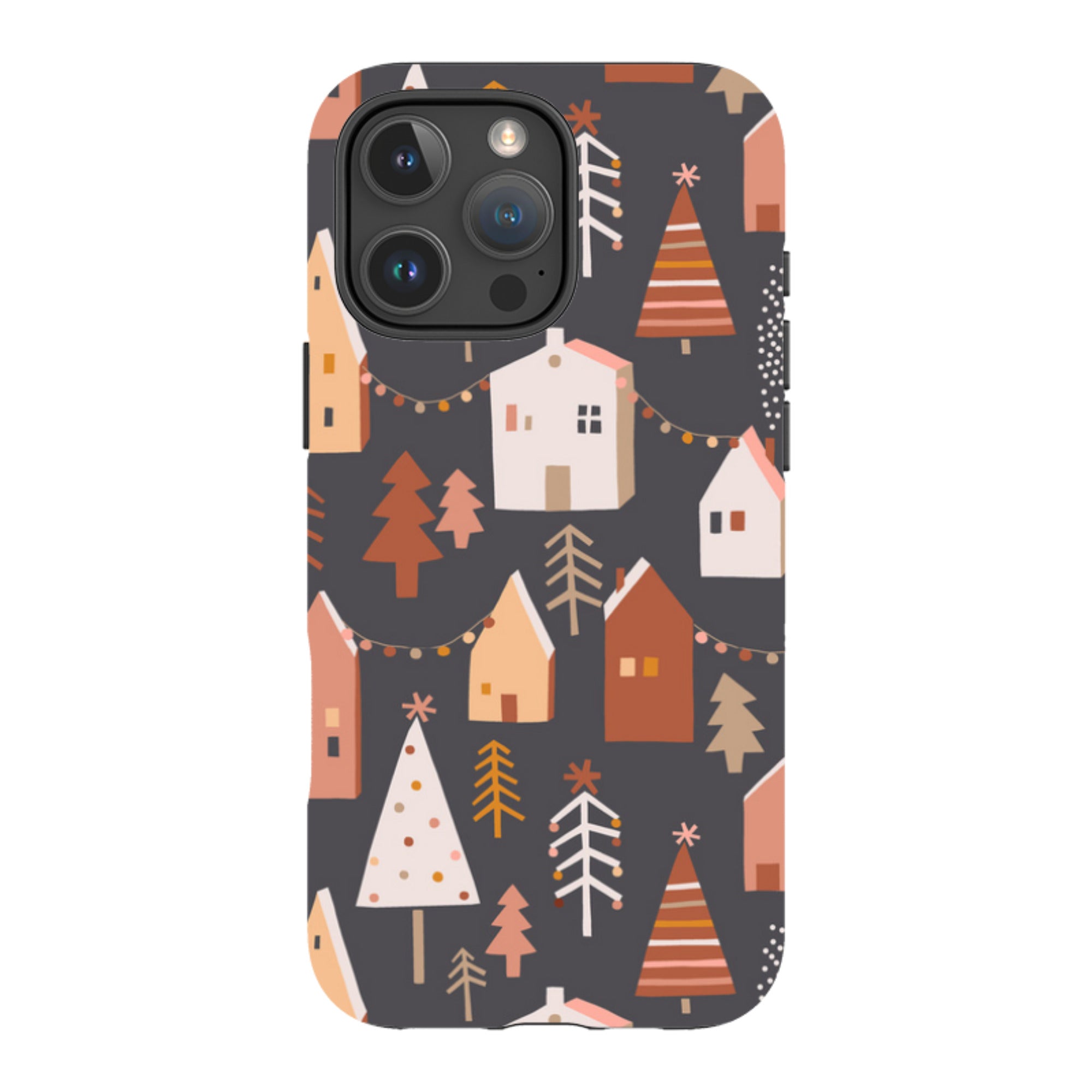 iPhone MagSafe Tough Case - Street Xmas Dark