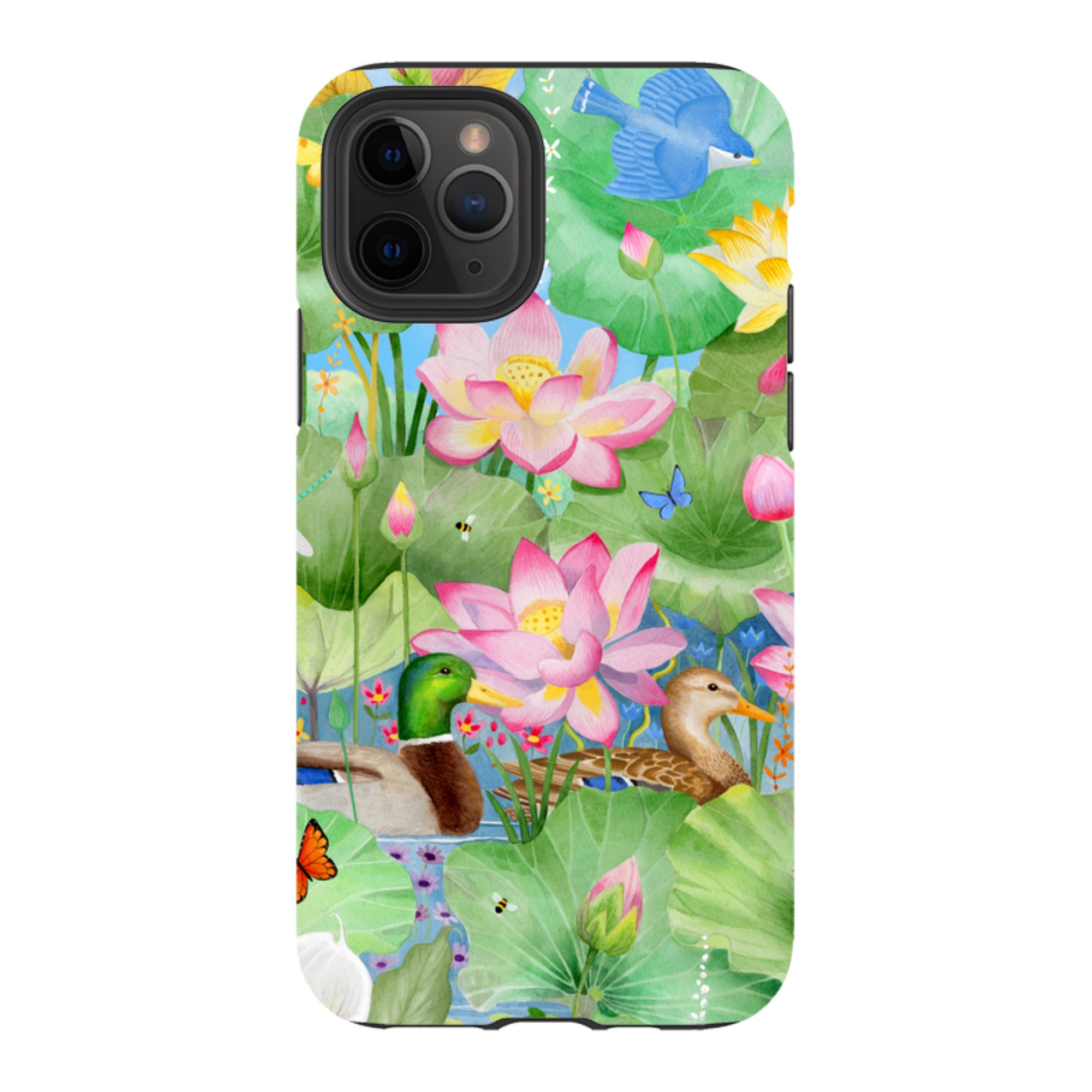 iPhone Tough Case - Waterlily Pond By Bex Parkin
