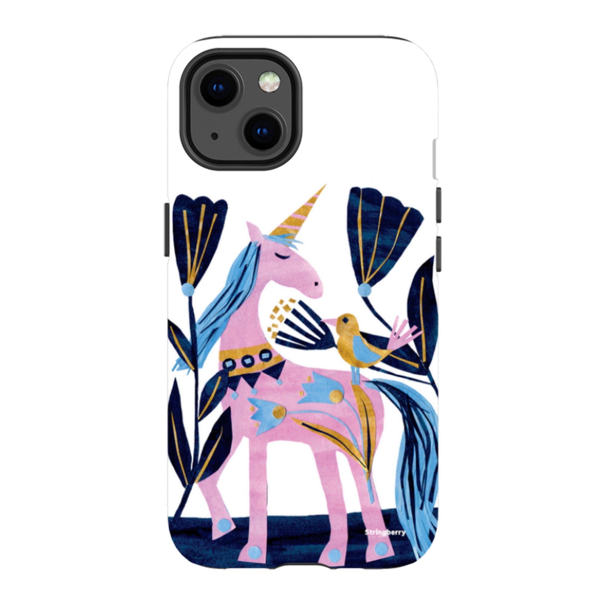 iPhone MagSafe Tough Case - Lilac Unicorn By Tracey English