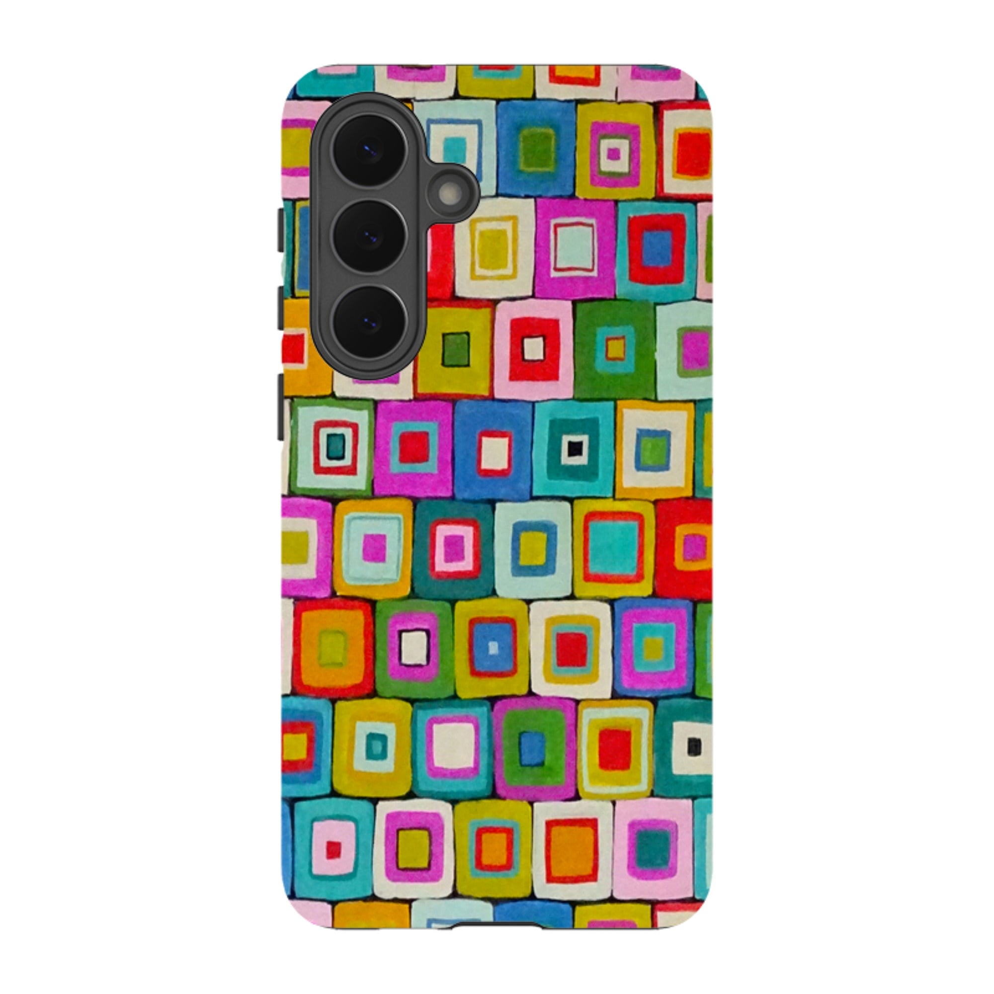 Samsung Tough Case - Atelier Blanket Squares Bright By Sarah Campbell