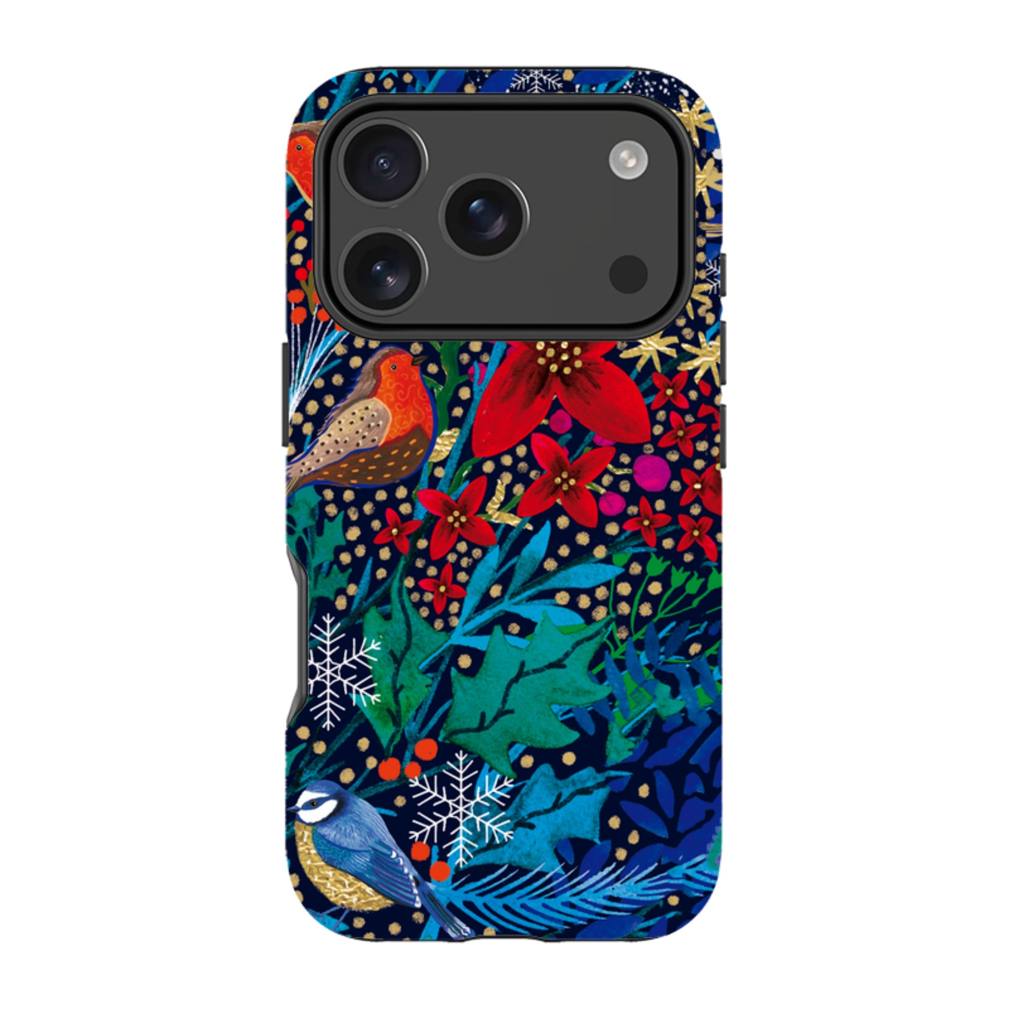 iPhone Tough Case - Xmas Robin II By Emma Frances Grant