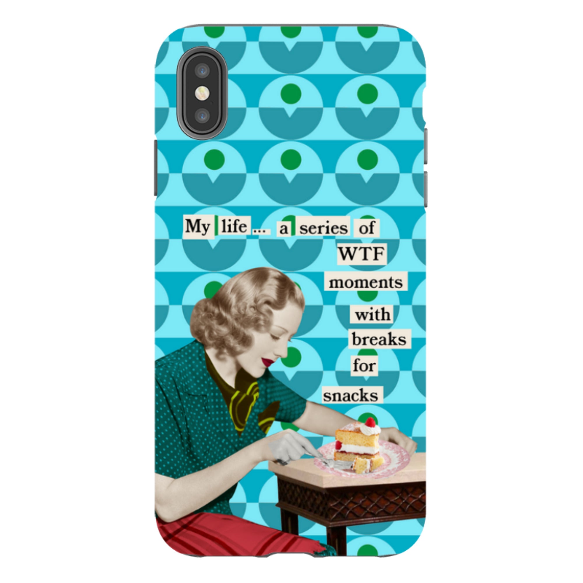 iPhone Tough Case - WTF By Clare Jordan