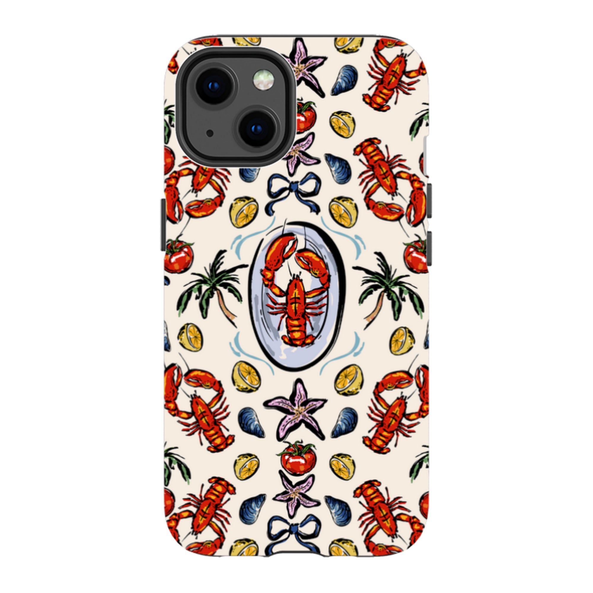 iPhone MagSafe Tough Case - Seafood and Palm Trees