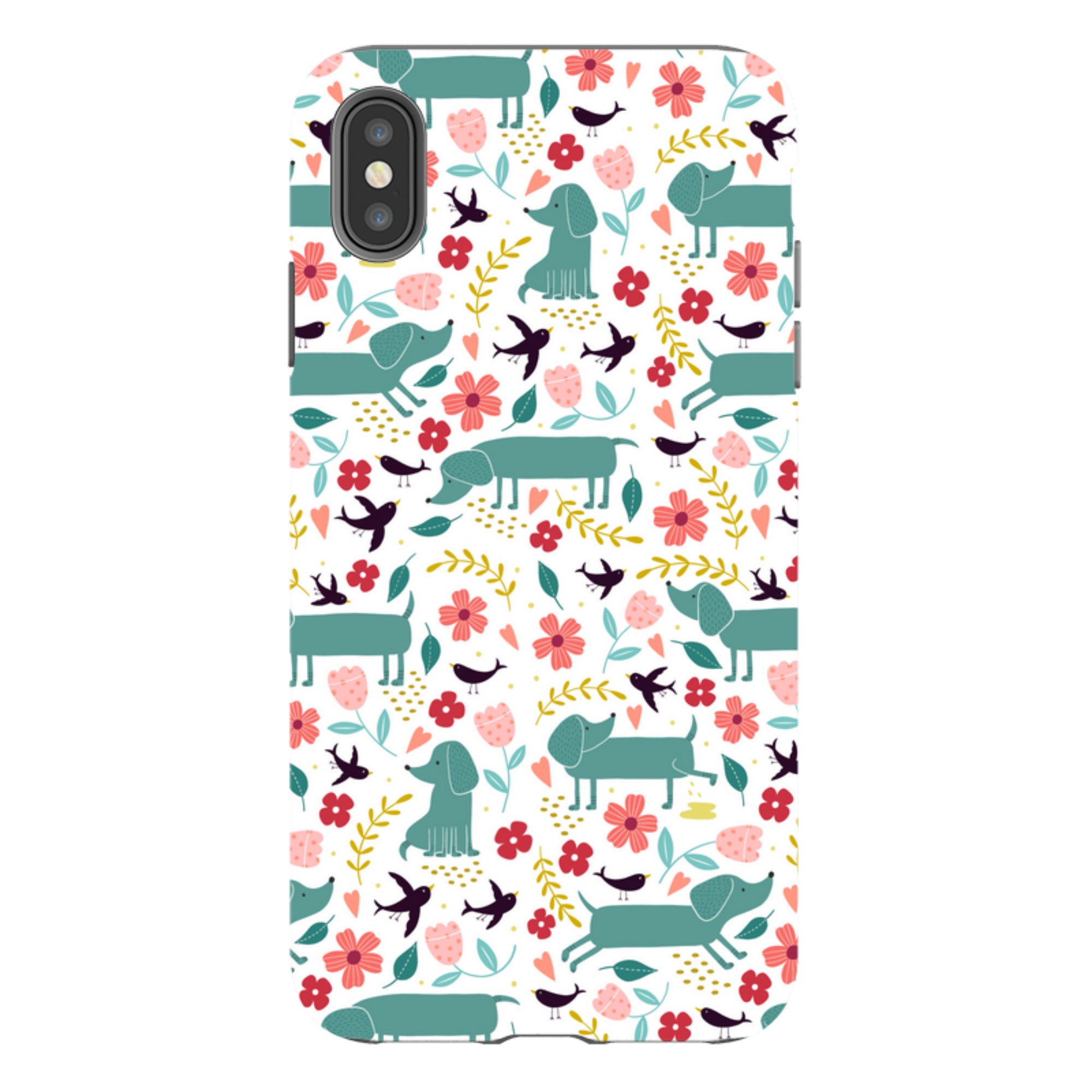 iPhone Tough Case - Cheeky Daschunds By Suzy Taylor