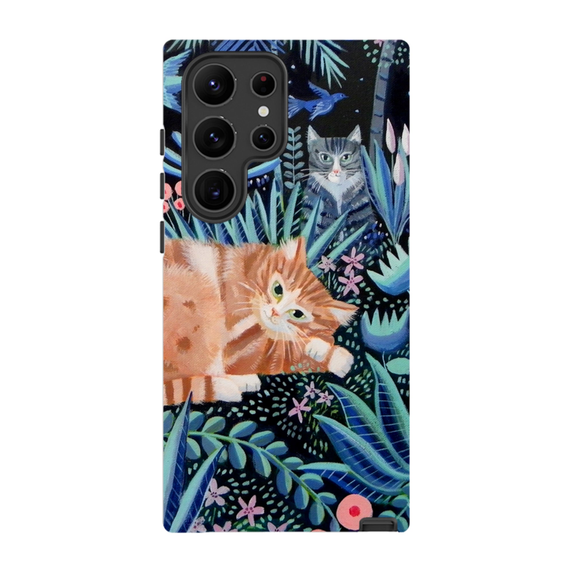 Samsung Tough Case - Night Cats By Mary Stubberfield