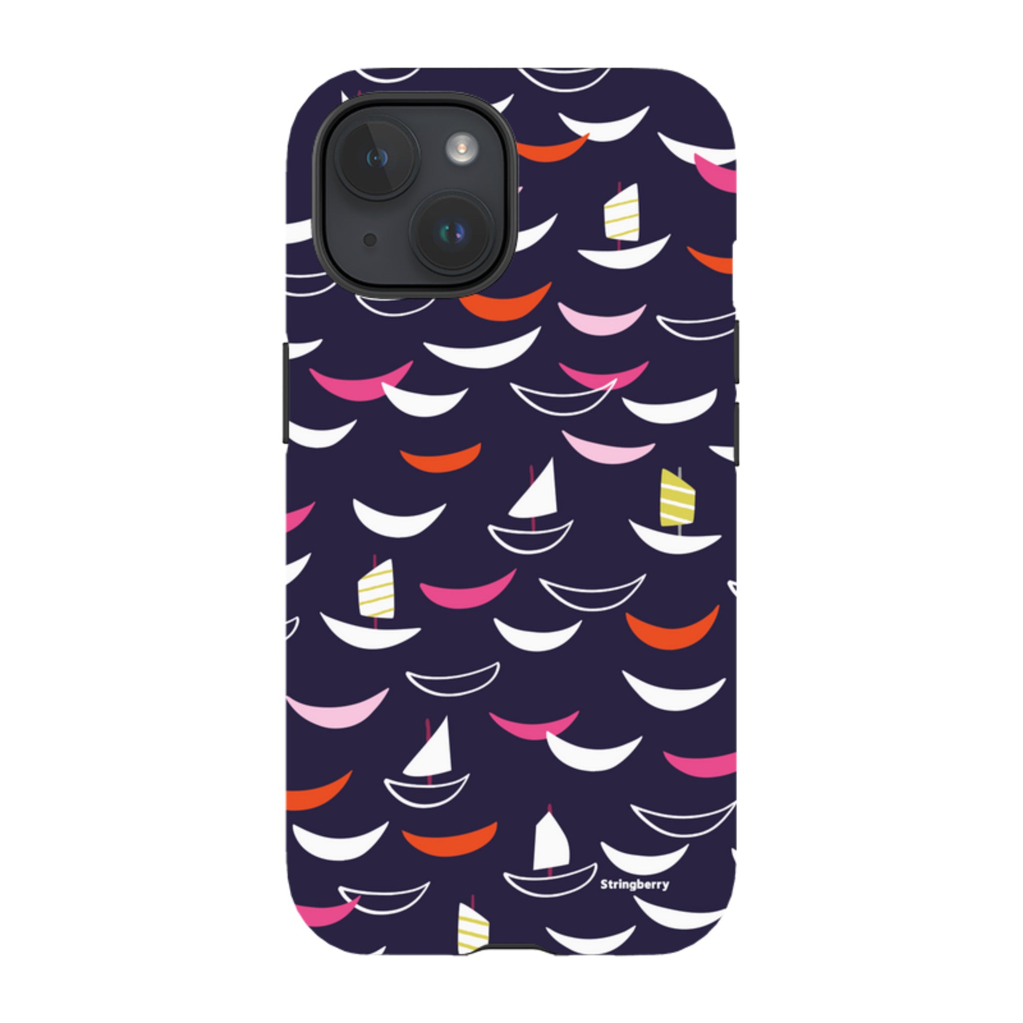 iPhone Tough Case - Little Boats By Ali Brookes