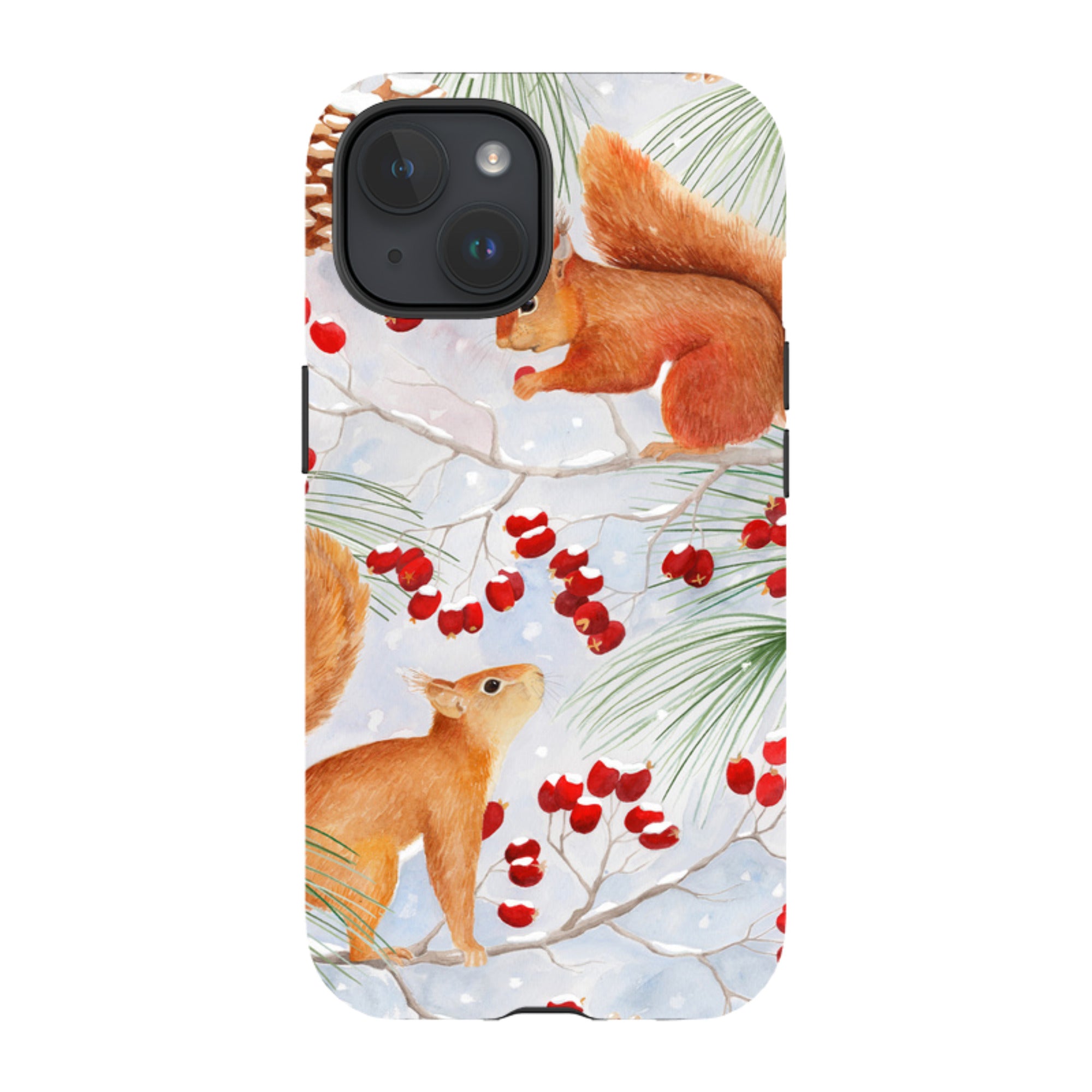 iPhone Tough Case - Red Squirrels By Bex Parkin