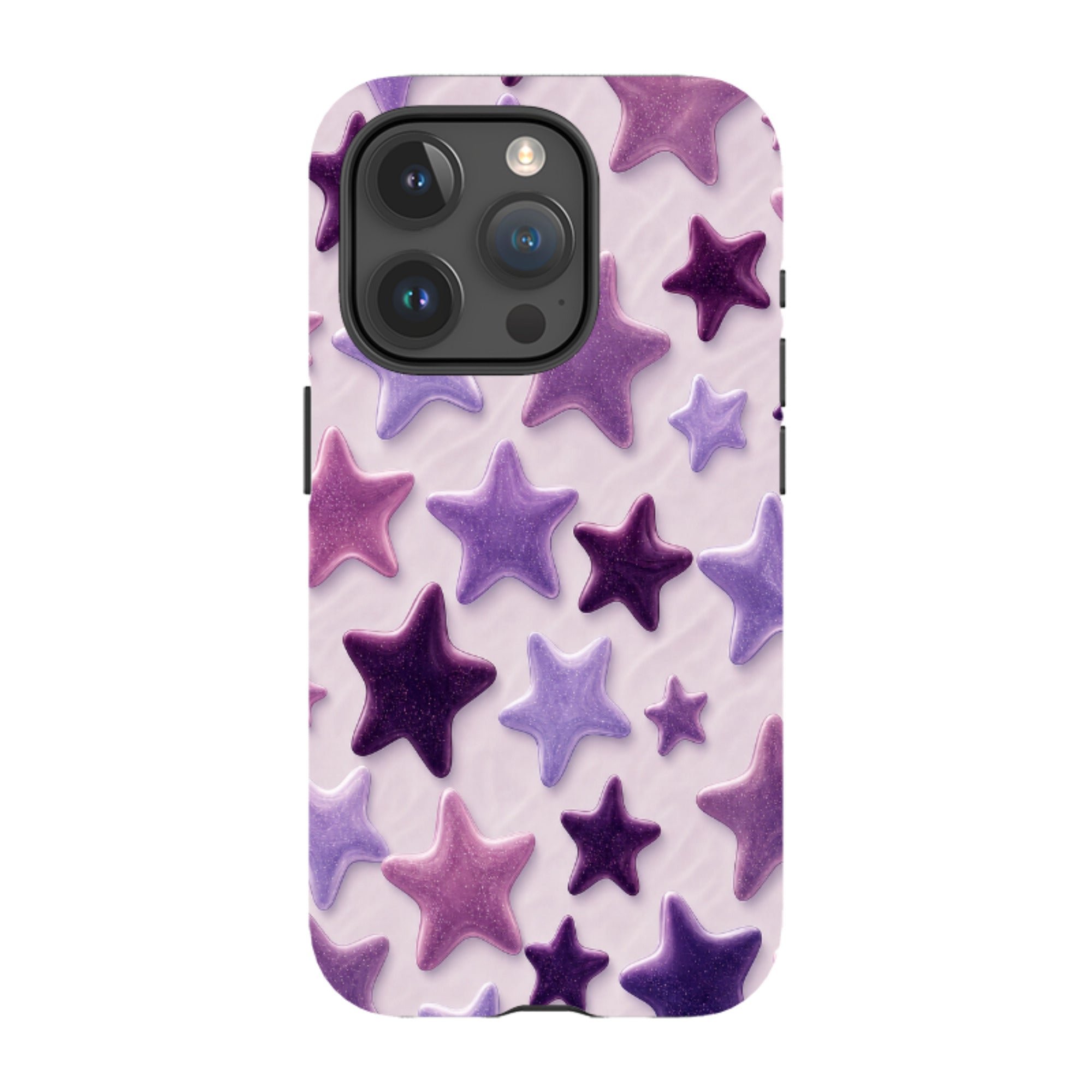 iPhone Tough Case - Lavender Purple Star