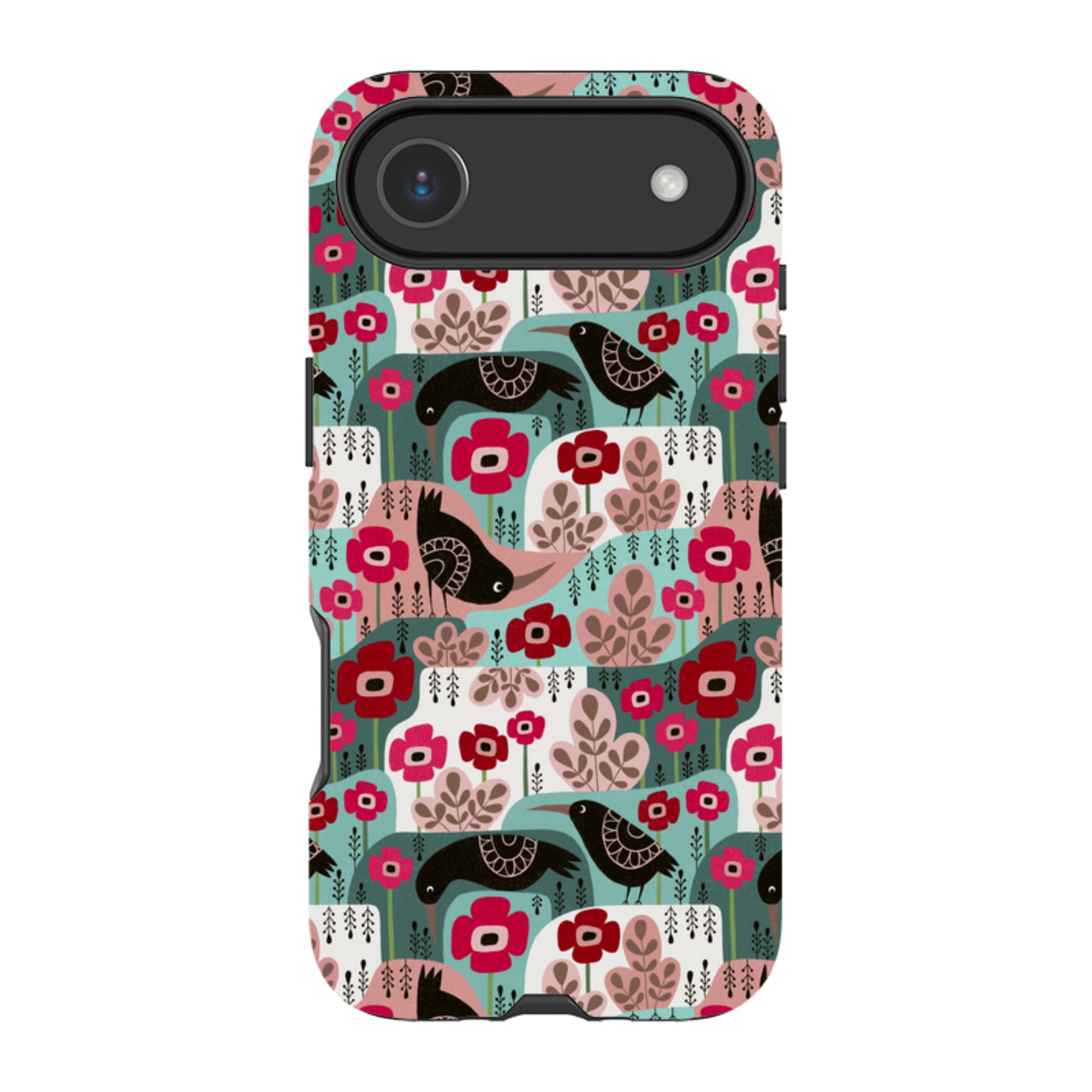 iPhone Tough Case - Poppies And Crow By Suzy Taylor