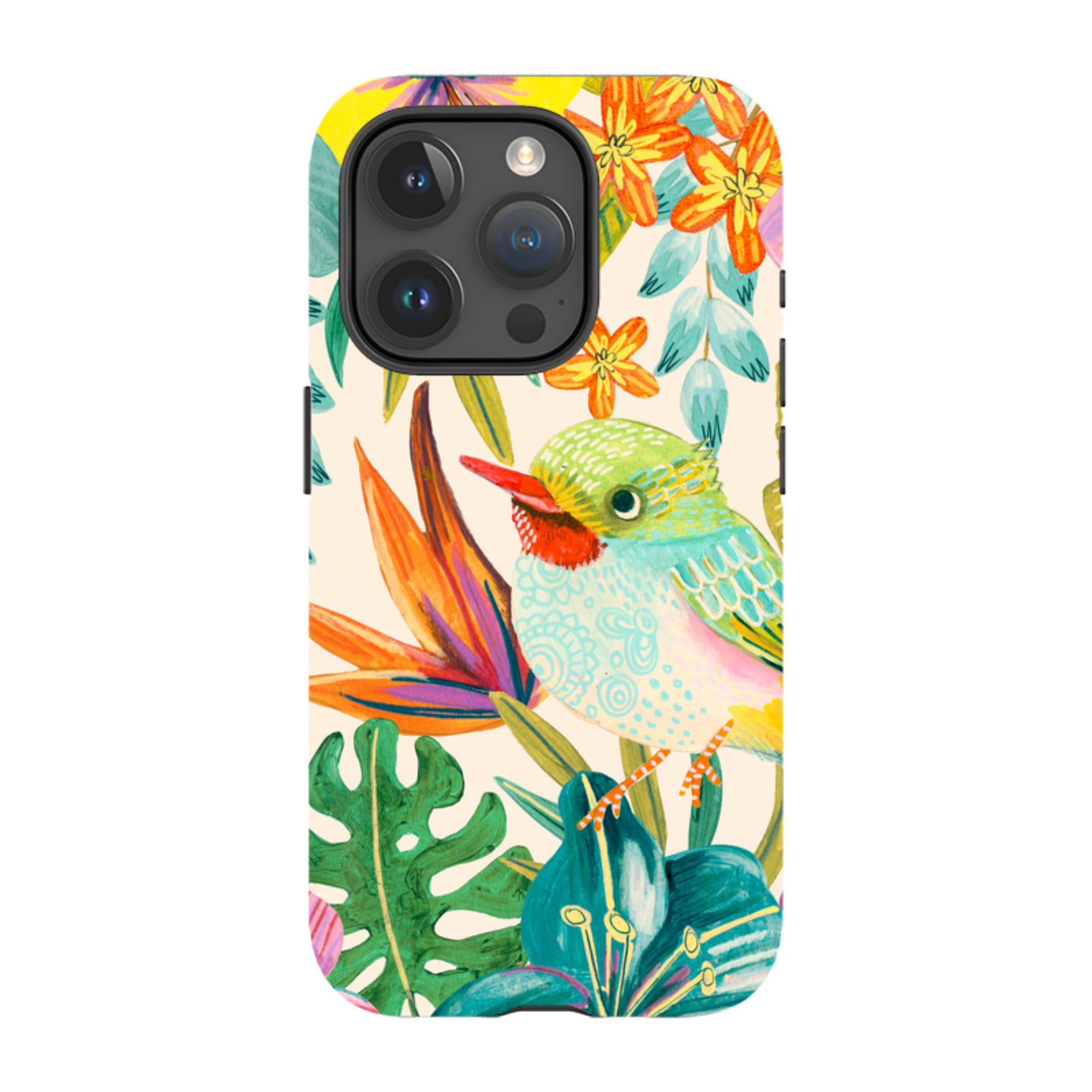 iPhone MagSafe Tough Case -  Tropical Bird II By Caroline Bonne Muller
