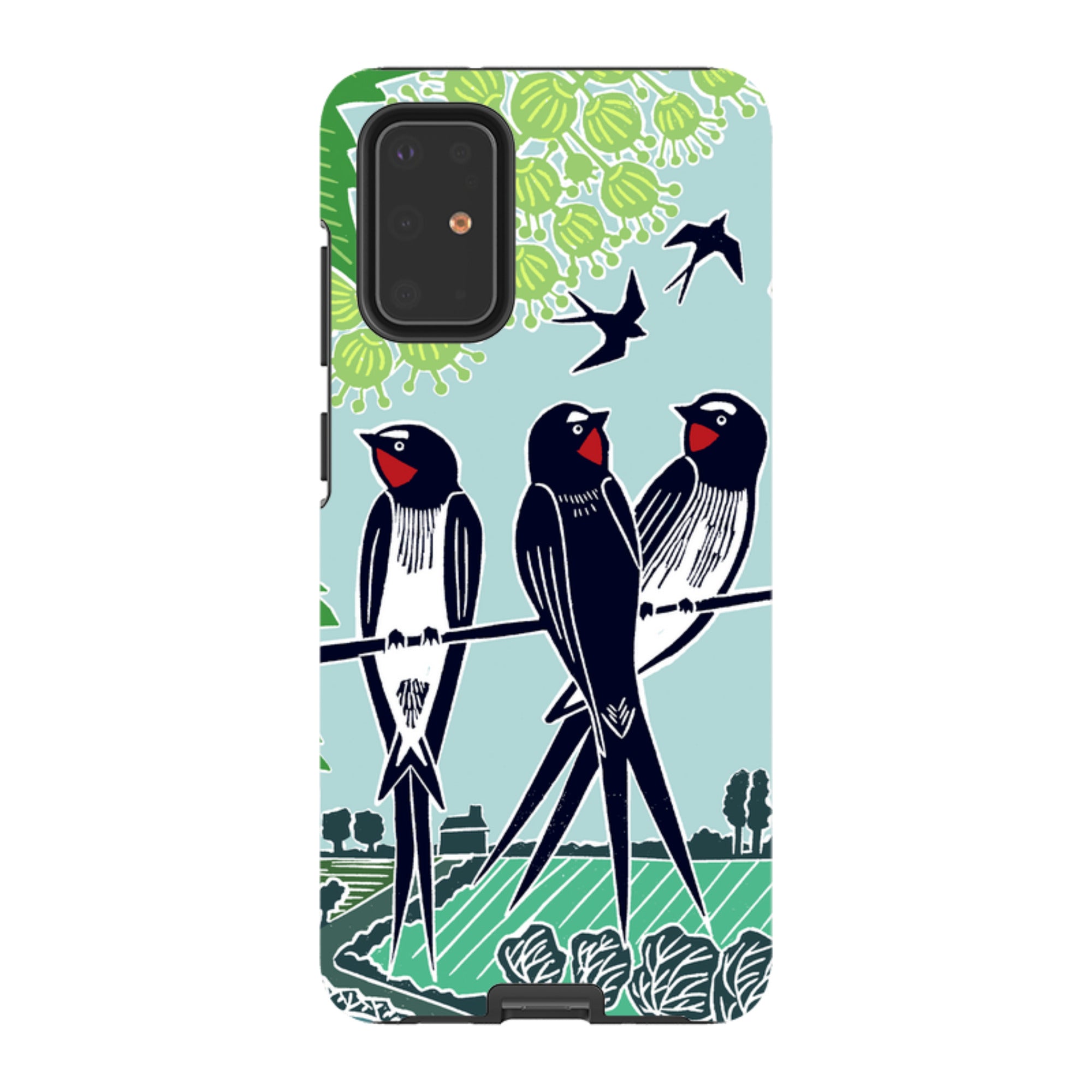 Samsung Tough Case - Swallows By Kate Heiss