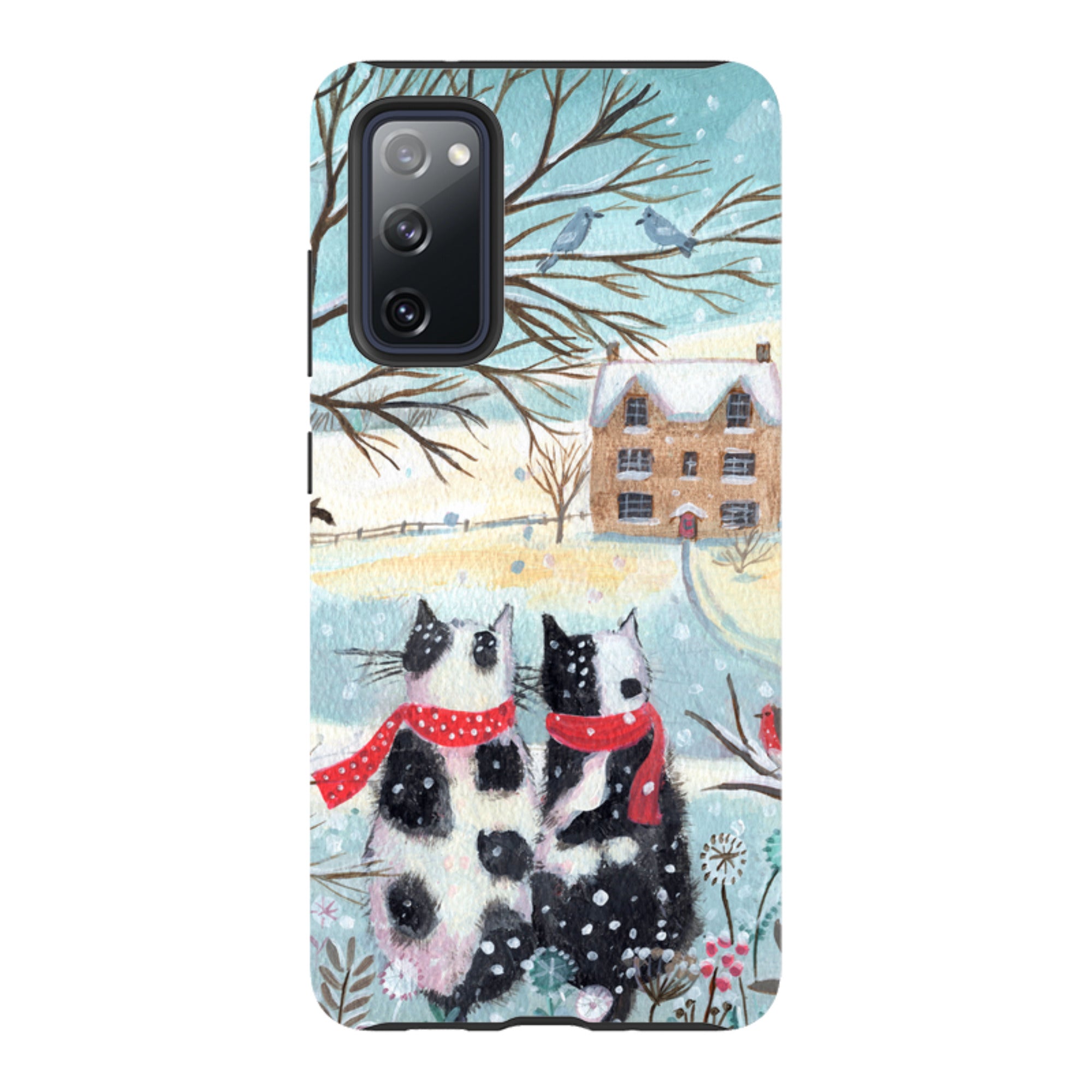 Samsung Tough Case - Christmas Cats By Mary Stubberfield