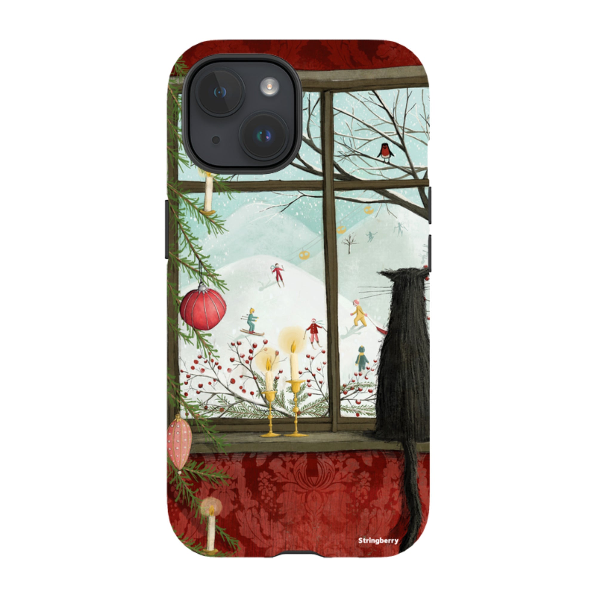 iPhone MagSafe Tough Case - Christmas Window By Maja Lindberg