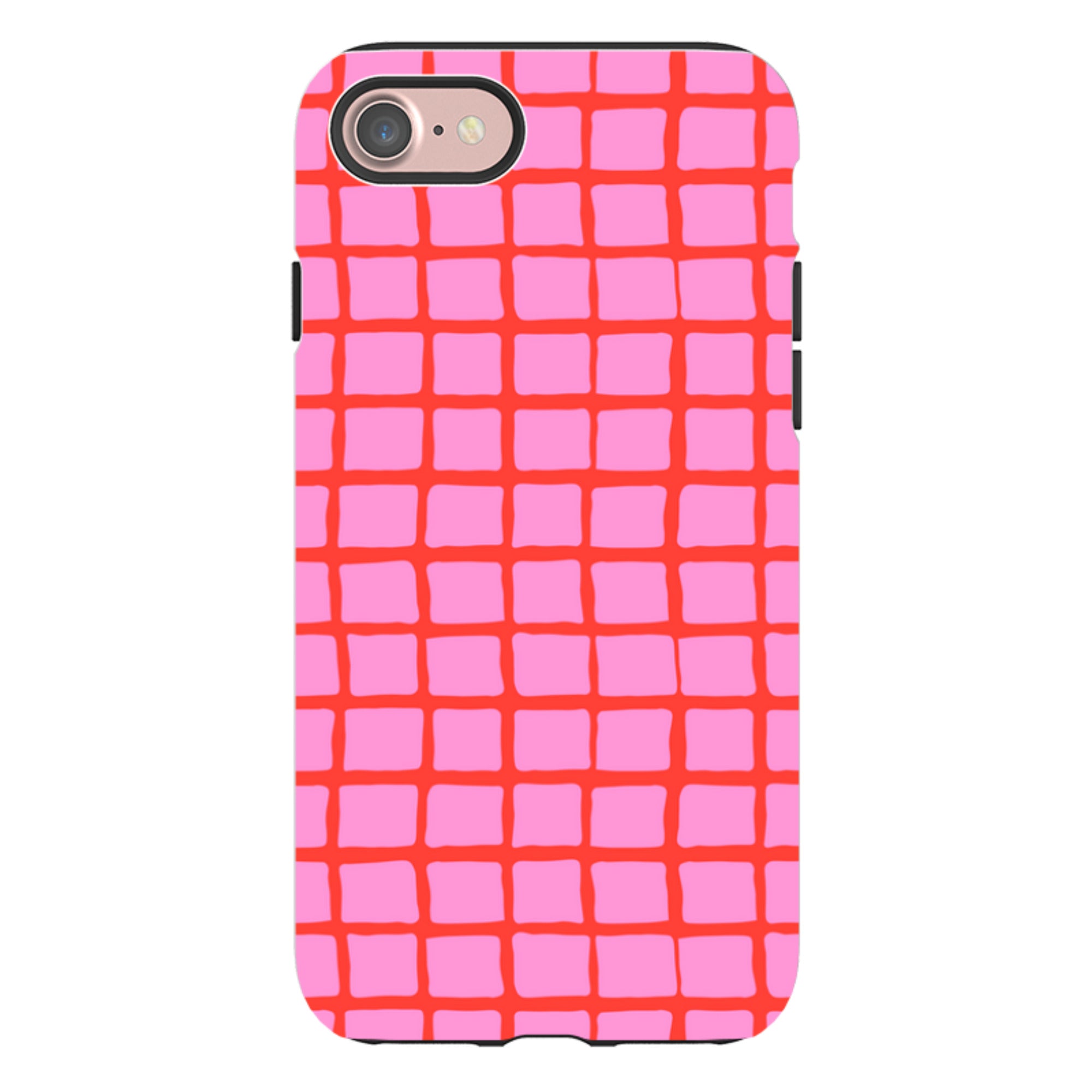 iPhone Tough Case - Pink Tiles