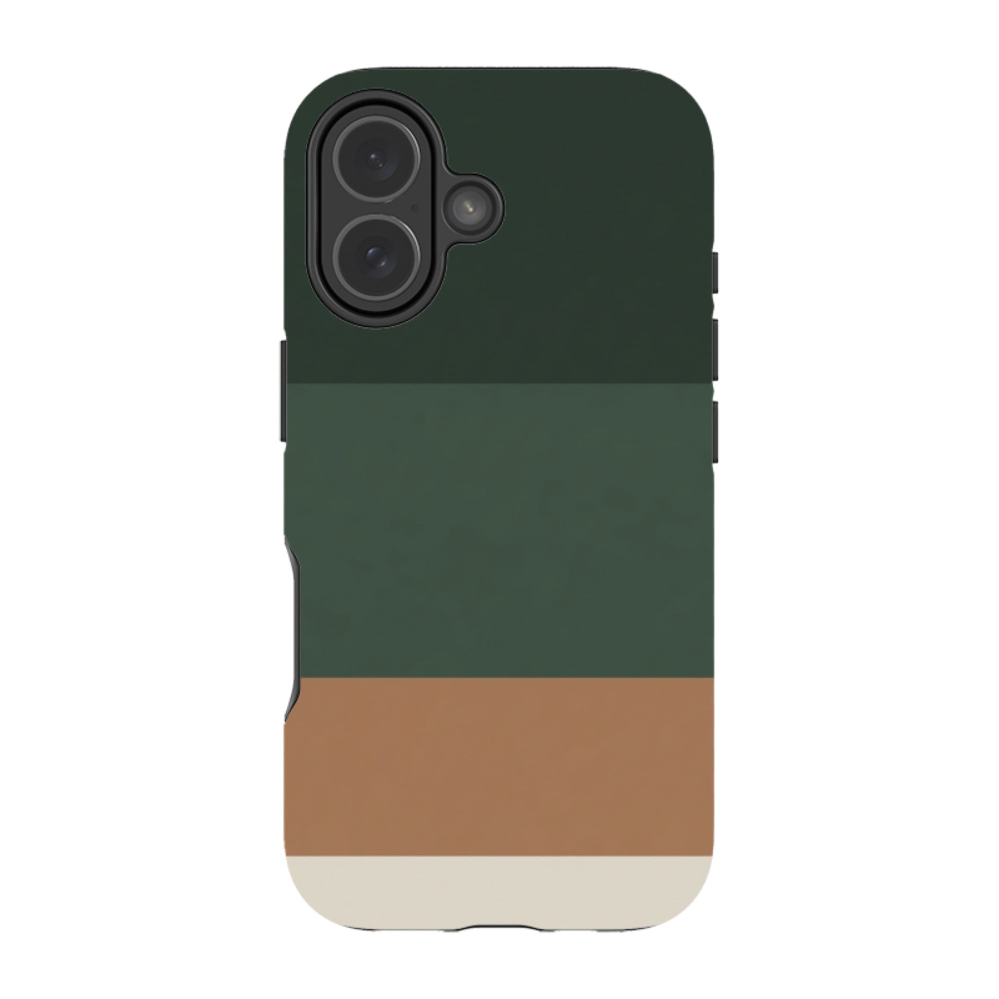 iPhone MagSafe Tough Case - Terracotta and Green Gradient