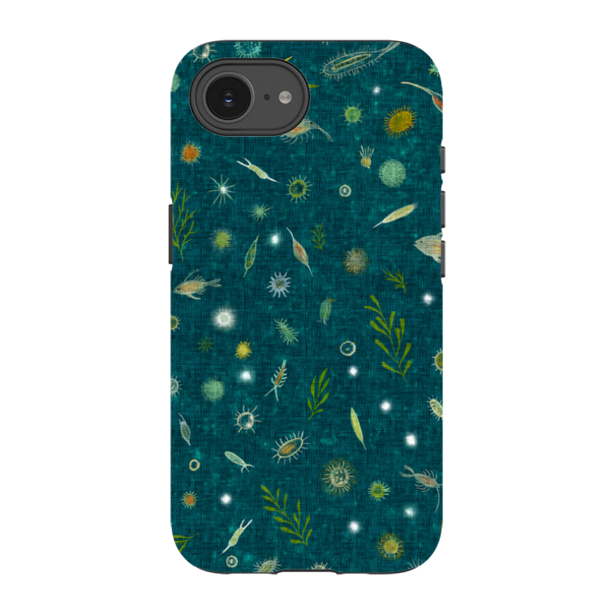 iPhone Tough Case - Plankton - Steel Blue By Katherine Quinn