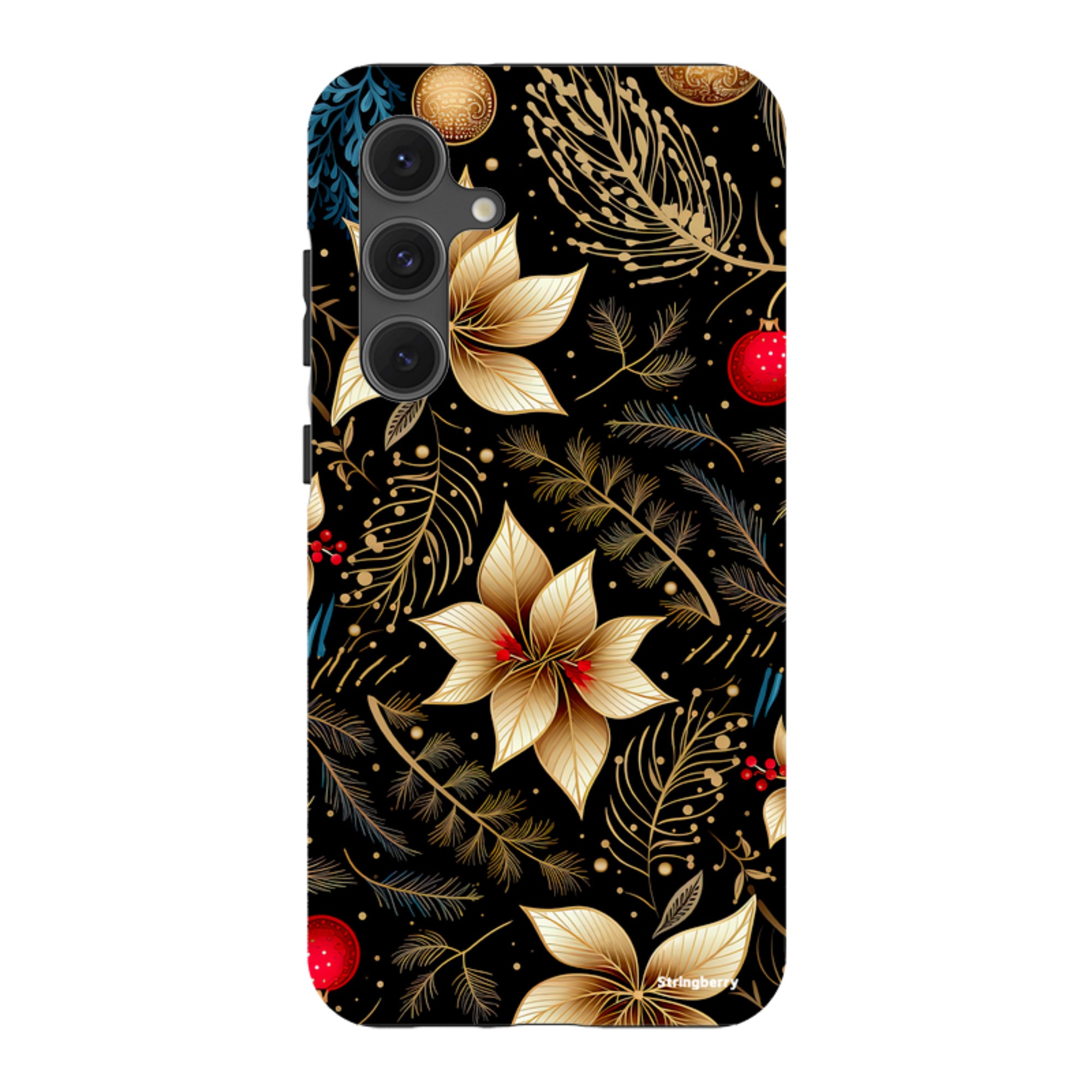 Samsung Tough Case -Golden Winter Floral