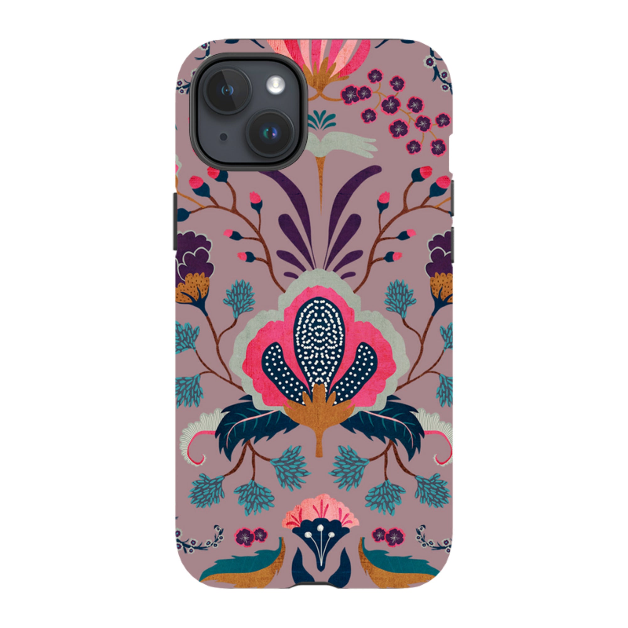 iPhone Tough Case - Folk Floral III By Katherine Quinn